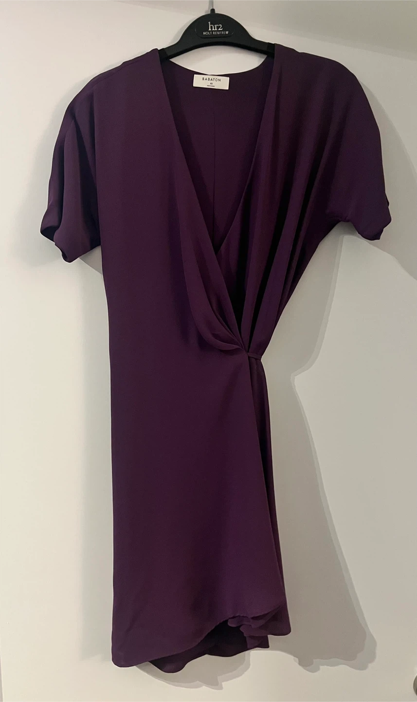 Babaton Women's Purple Wrap Dress 🏆