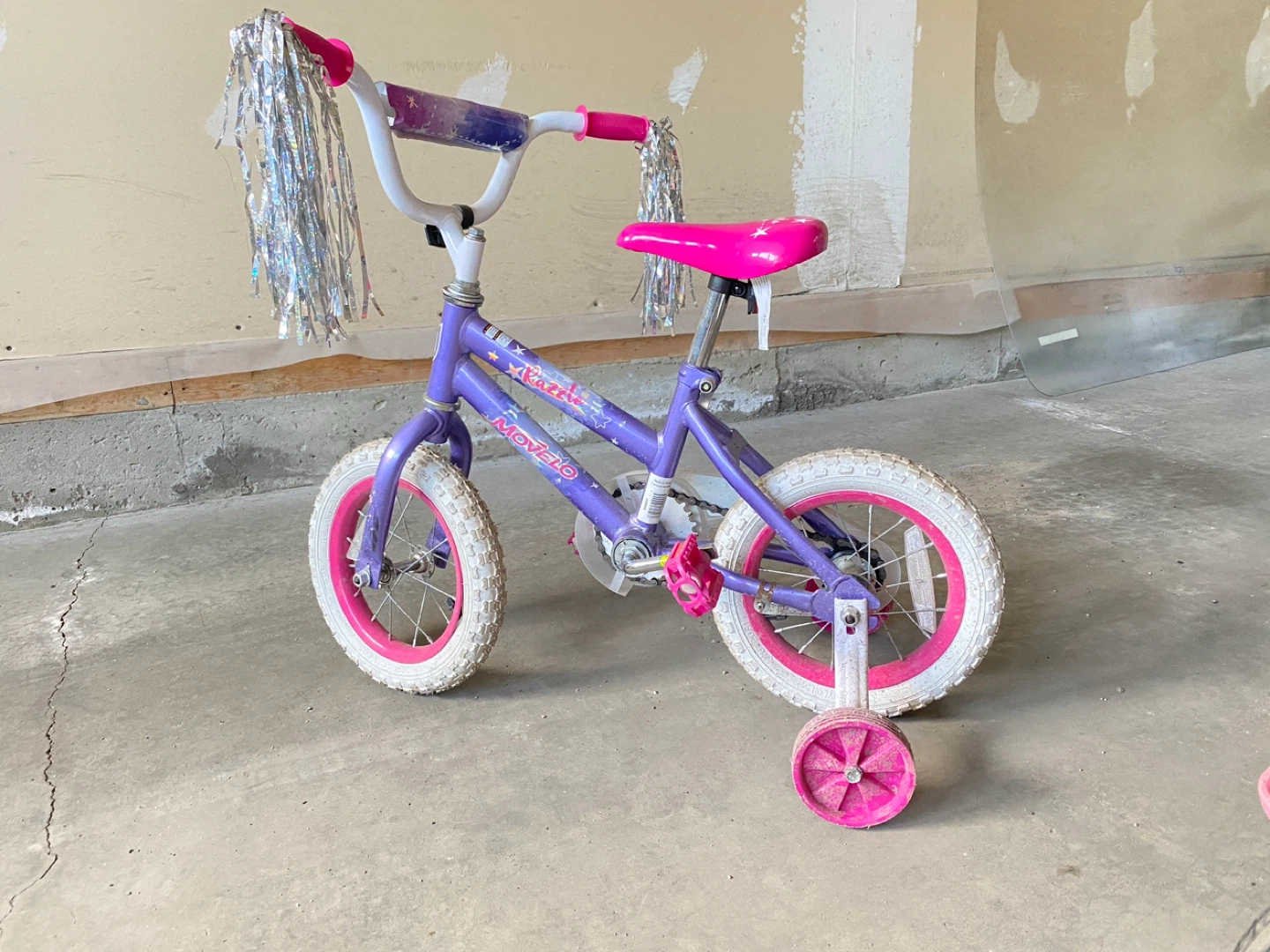 Kids Purple and Pink Training Bike - photo 2