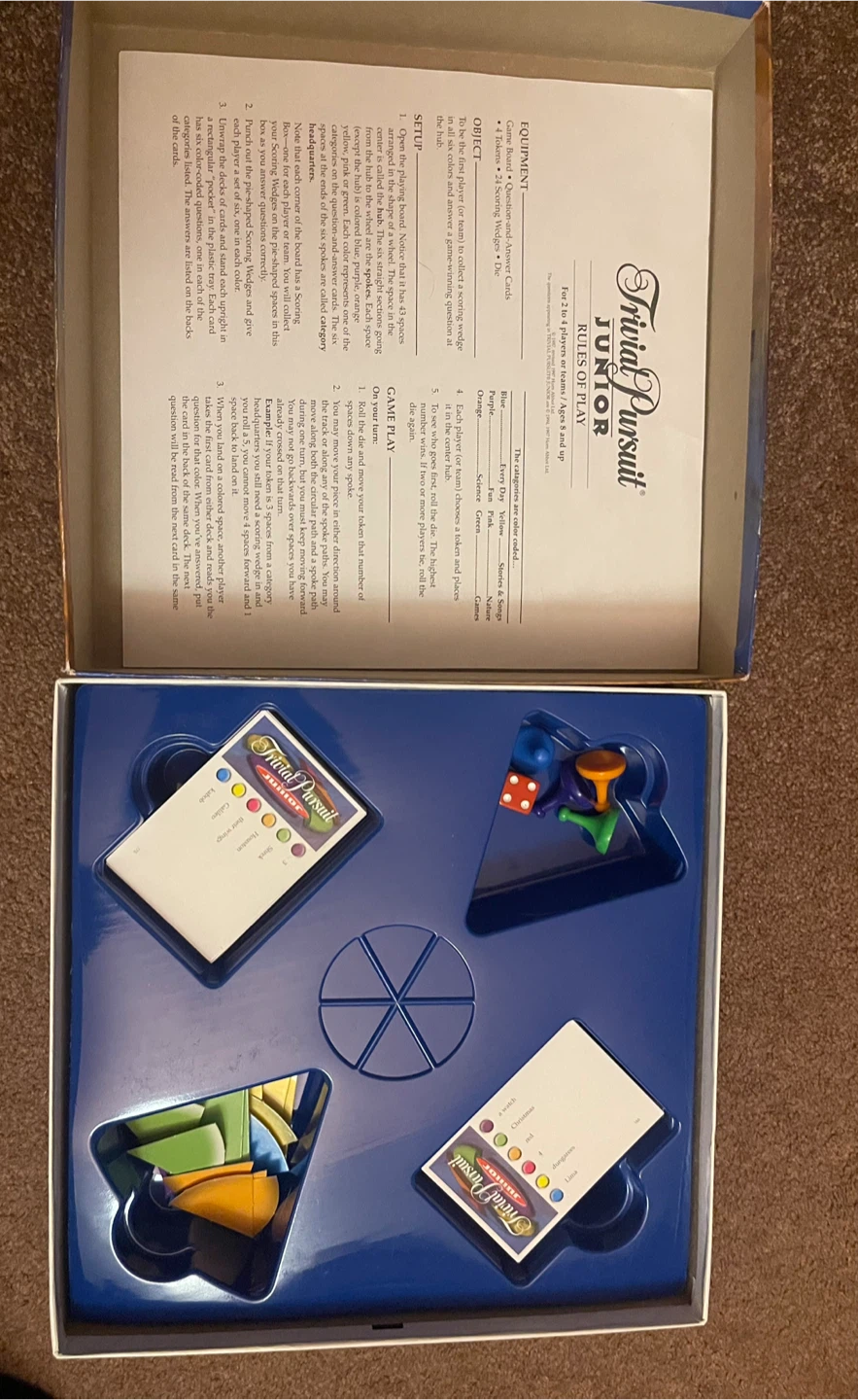 Trivial Pursuit Junior 5th Edition Board Game - photo 2