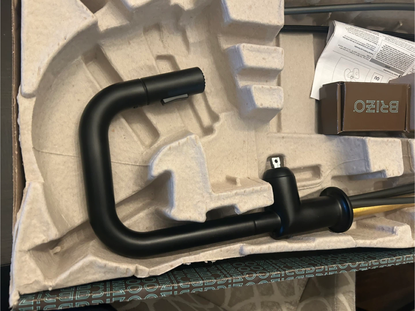 Brizo Odin Square Pull-Down Prep Faucet - photo 2