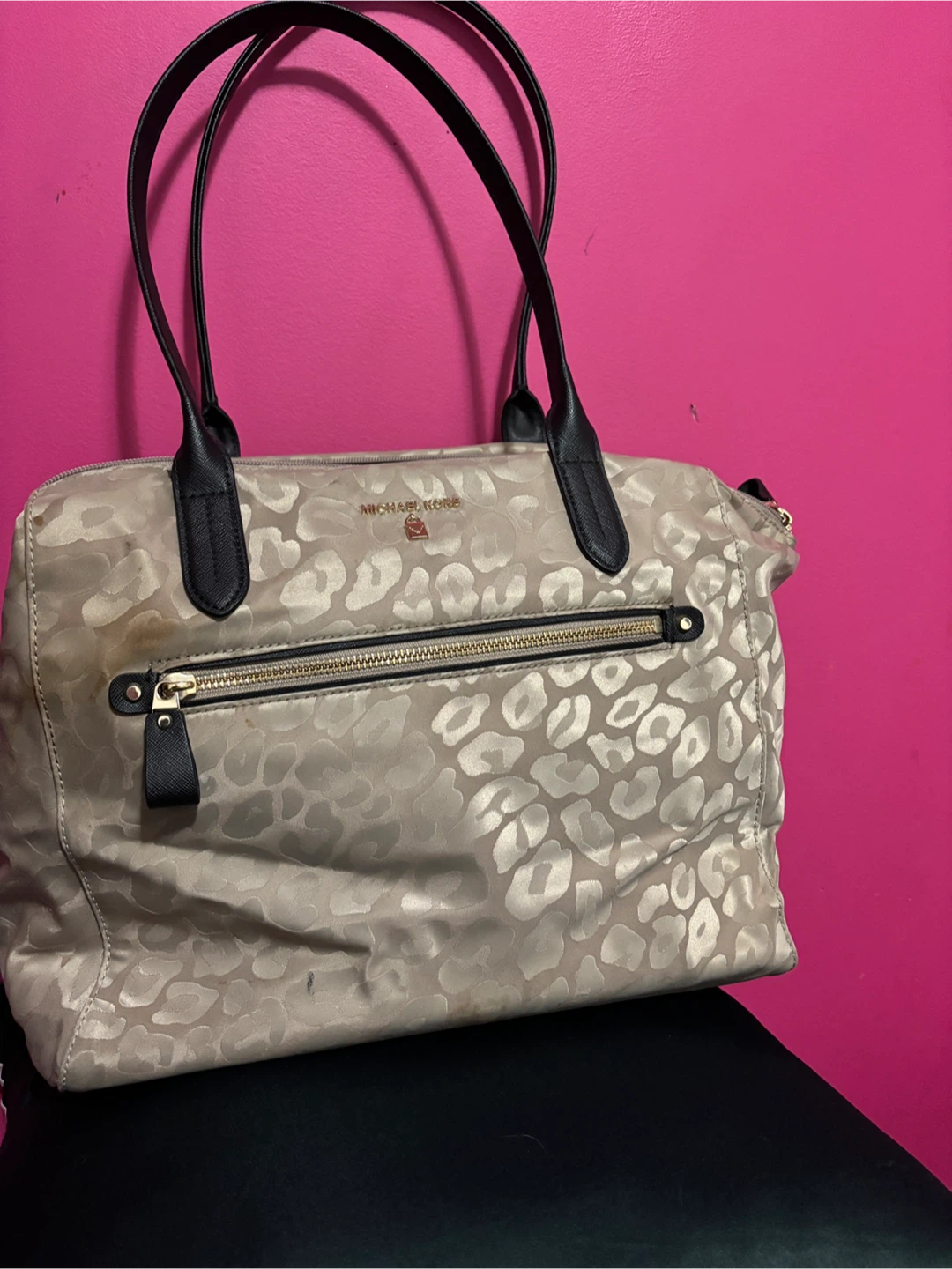 Michael Kors Leopard Print Tote Bag