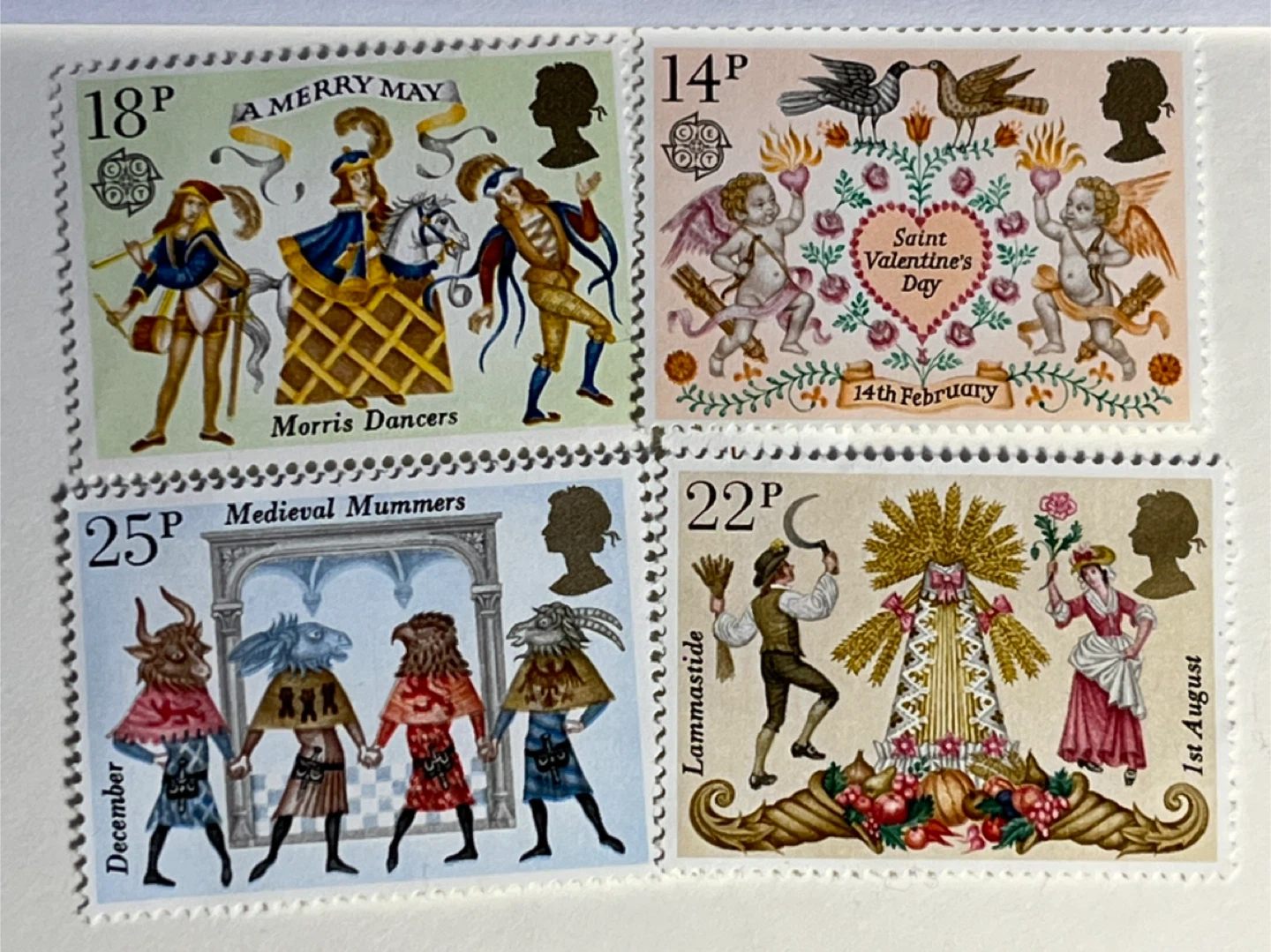 1981 Folklore Stamp Set (UK, Mint)
