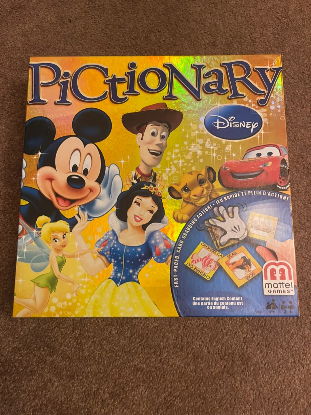 Disney Pictionary Board Game