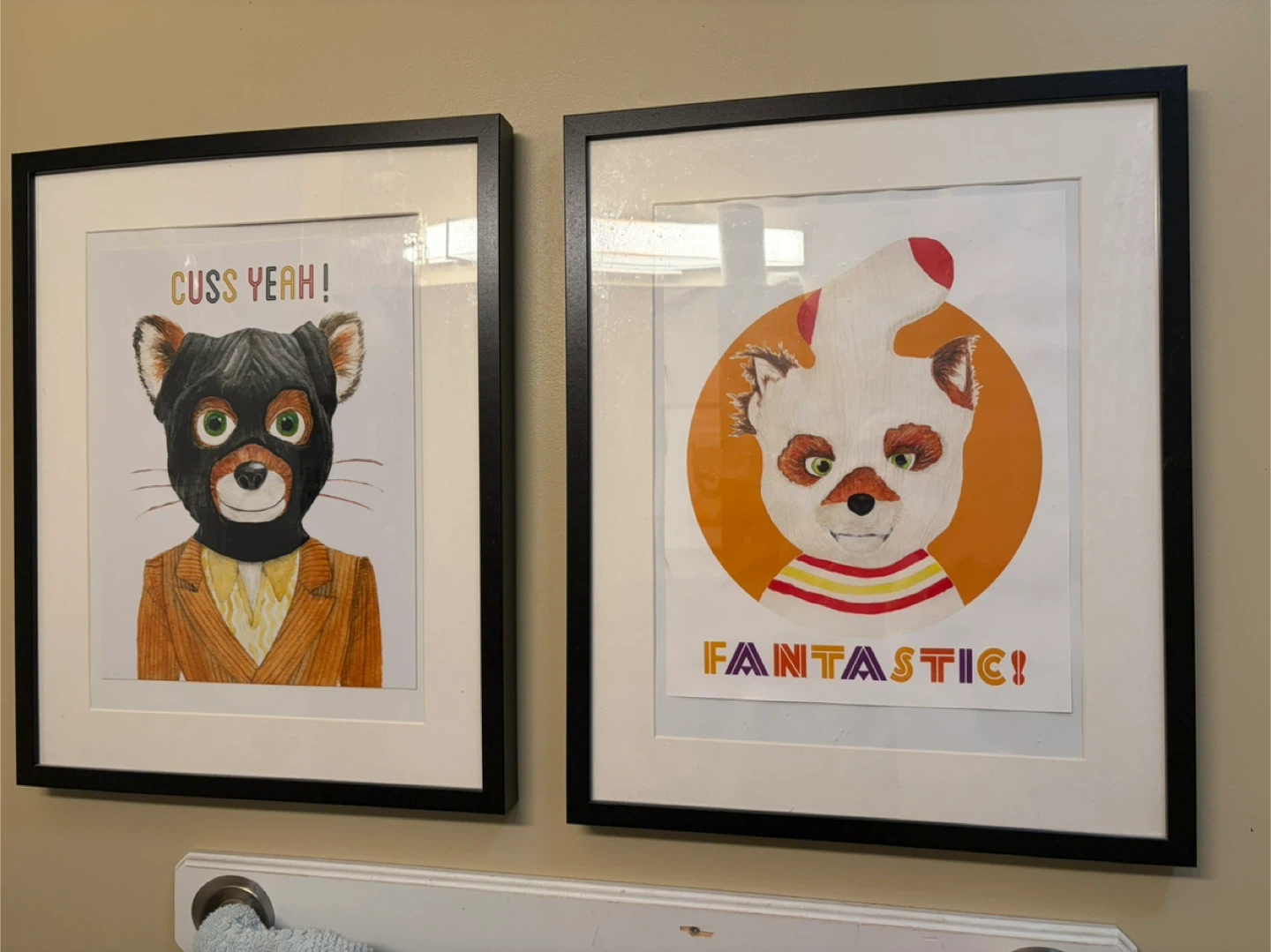 Framed Art Prints - Wes Anderson