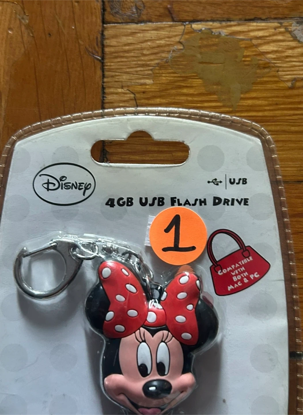 Disney Minnie Mouse 4GB USB Flash Drive Keychain🏆 - photo 2