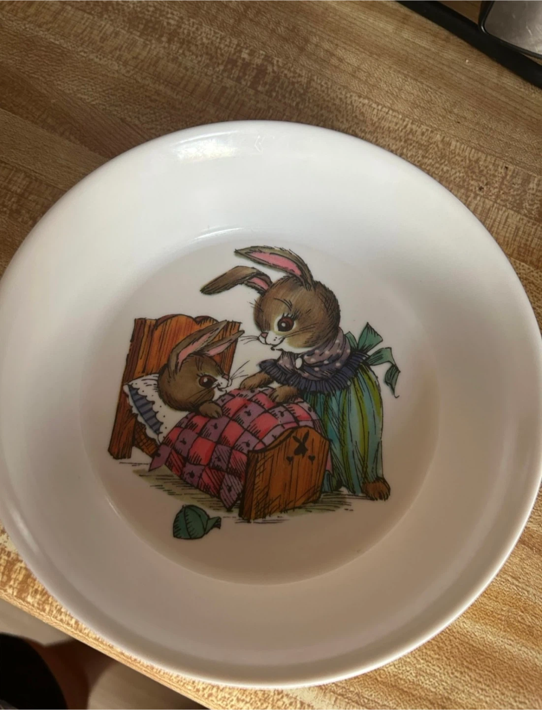Onedia Deluxe Bowl with Bunny Illustration🏆