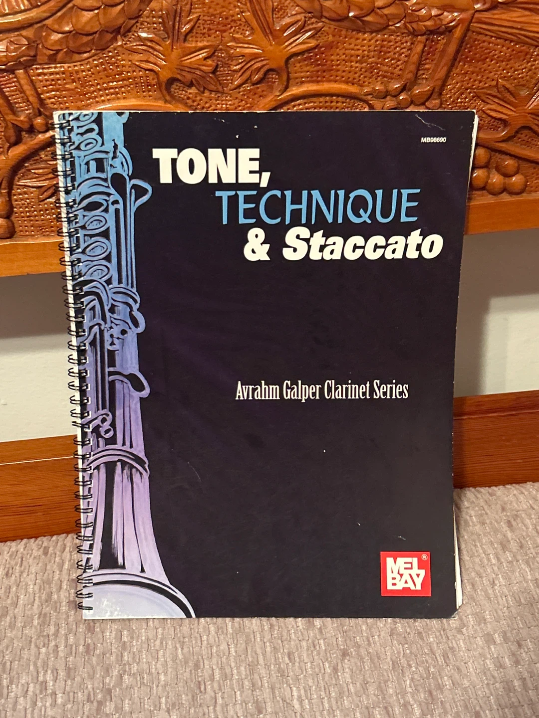 Tone, Technique & Staccato Clarinet Book by Avrahm Galper