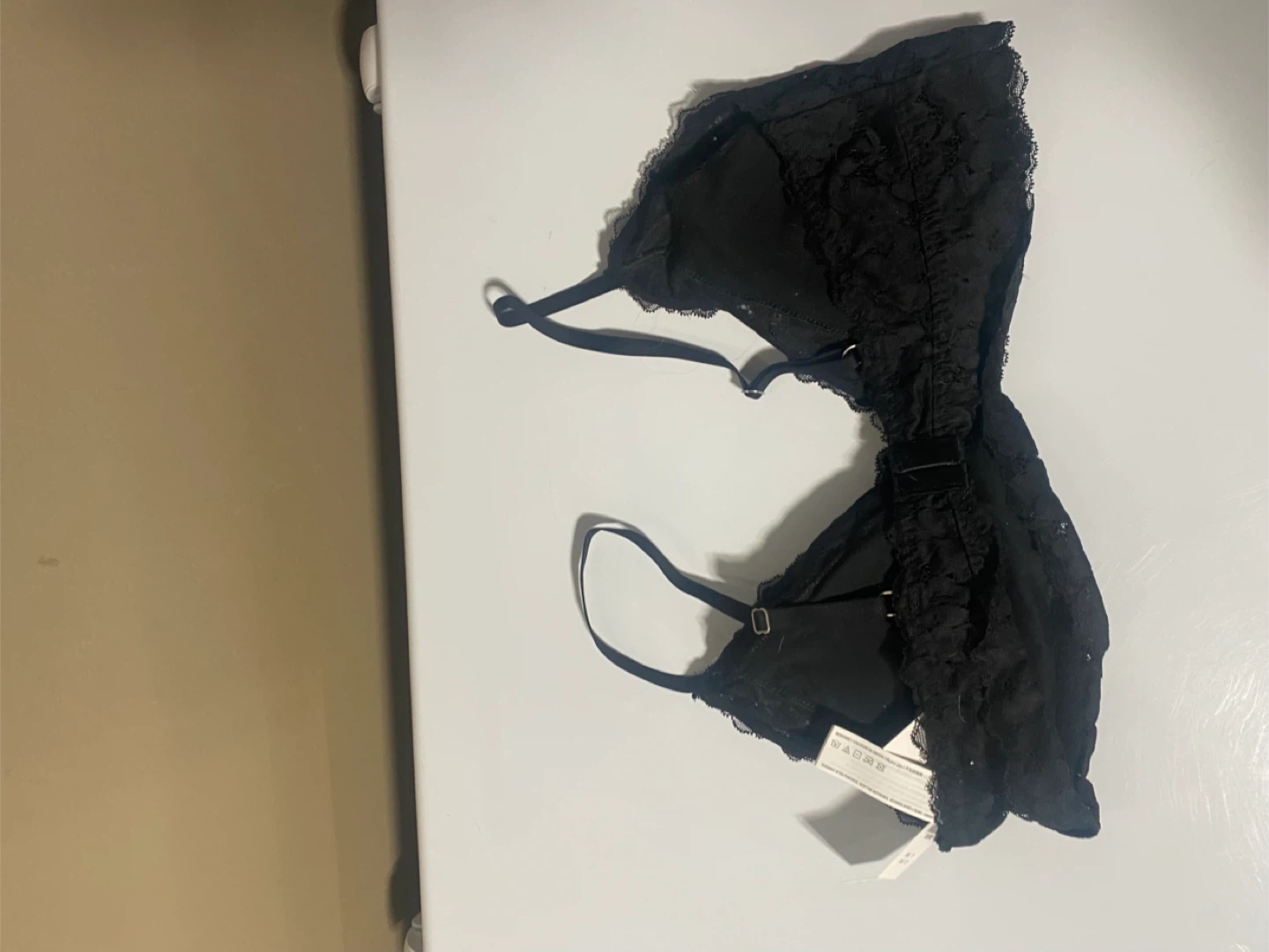 Gilly Hicks Recycled Lounge Lace Plunge Triangle Bralette - photo 3