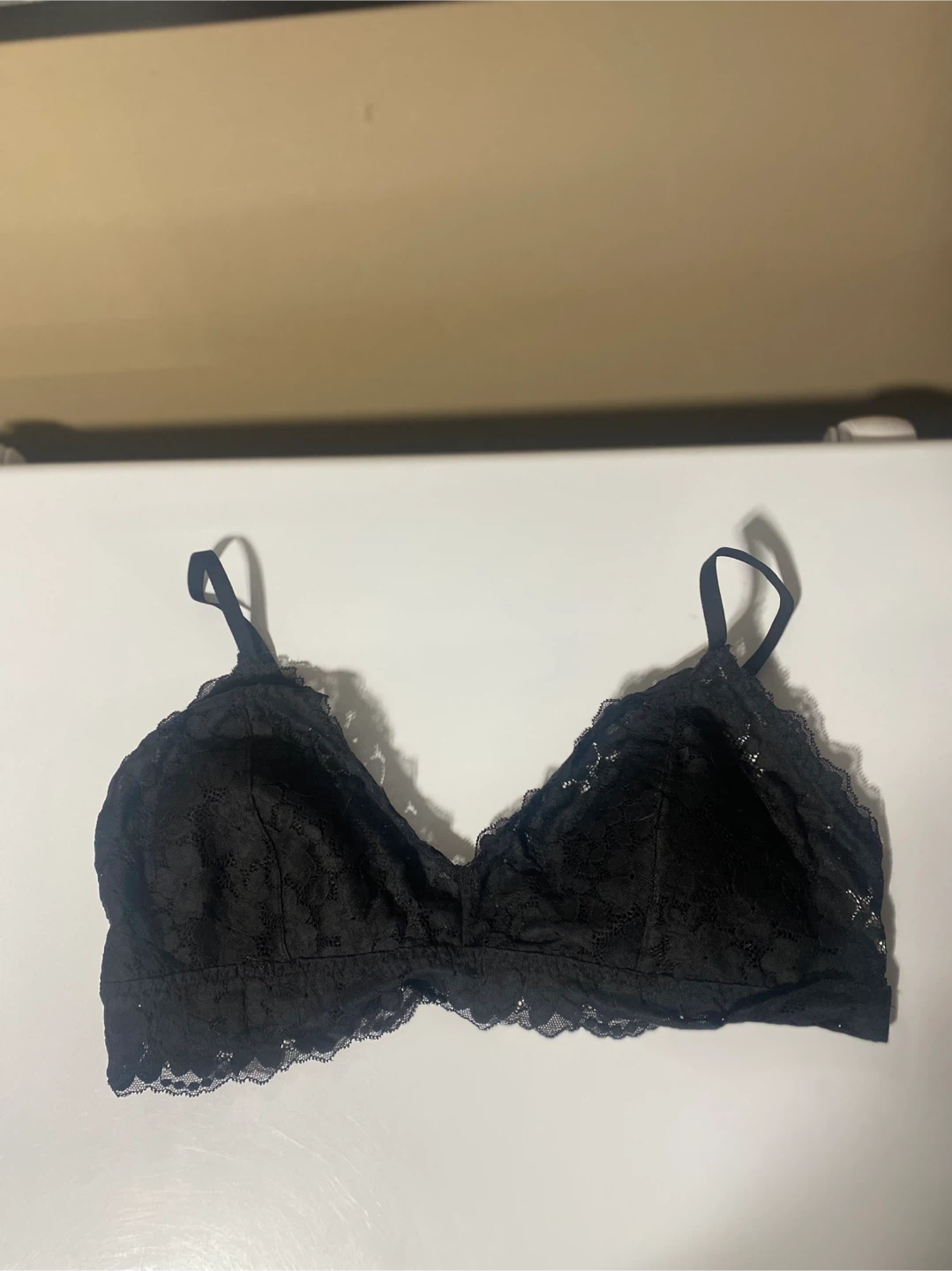 Gilly Hicks Recycled Lounge Lace Plunge Triangle Bralette
