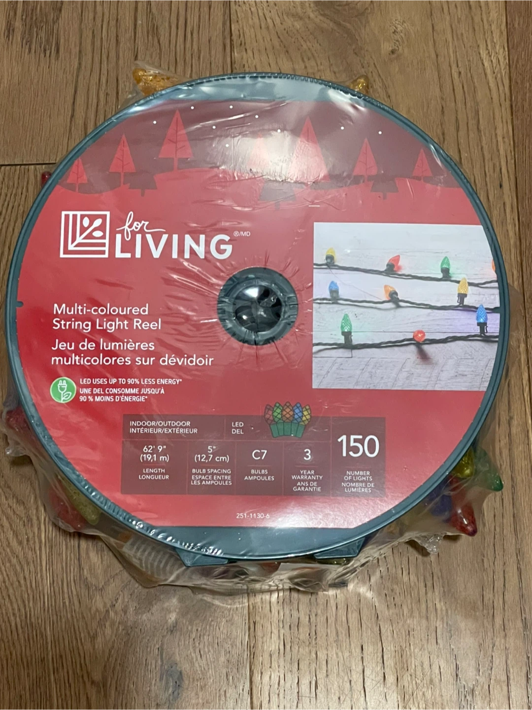 For Living Multi-coloured LED String Lights