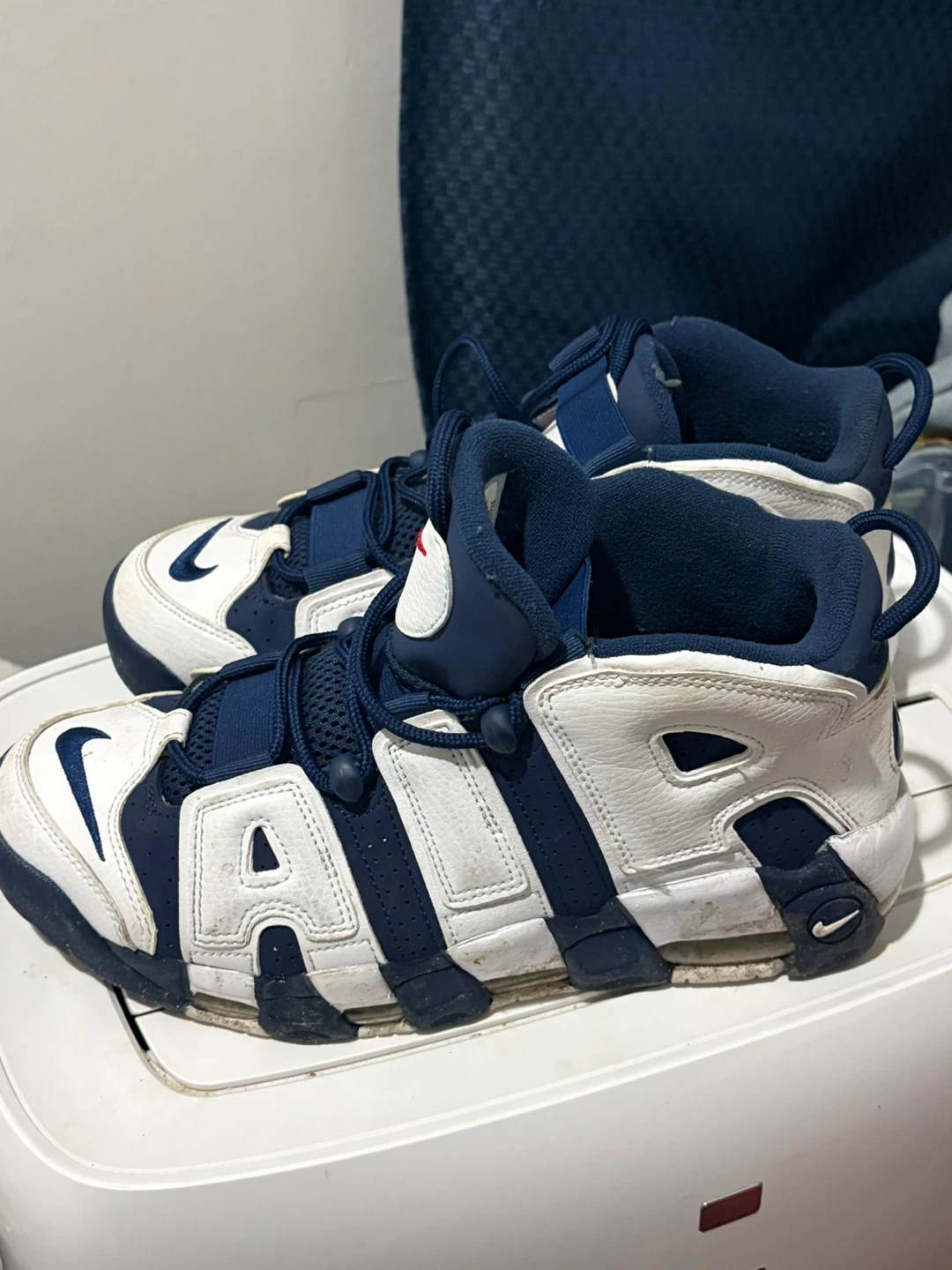 Nike Air More Uptempo "AIR" Logo Sneakers - photo 3
