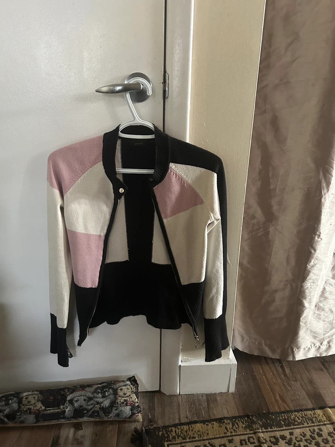 Poet Colourblock Cardigan - Size S/P