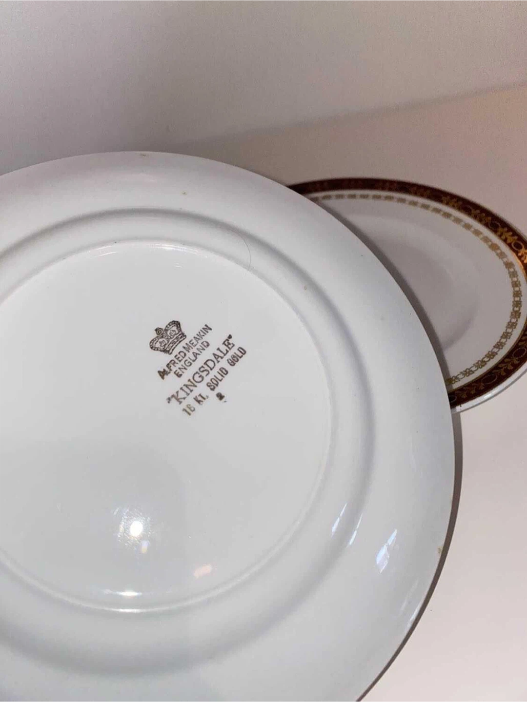 18k Gold plate Alfred Meakin Kingsdale - photo 4