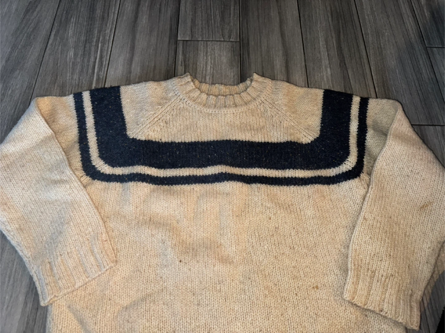 🏆 VINTAGE 2000s Abercrombie & Fitch Wool Sweater Size S - photo 3