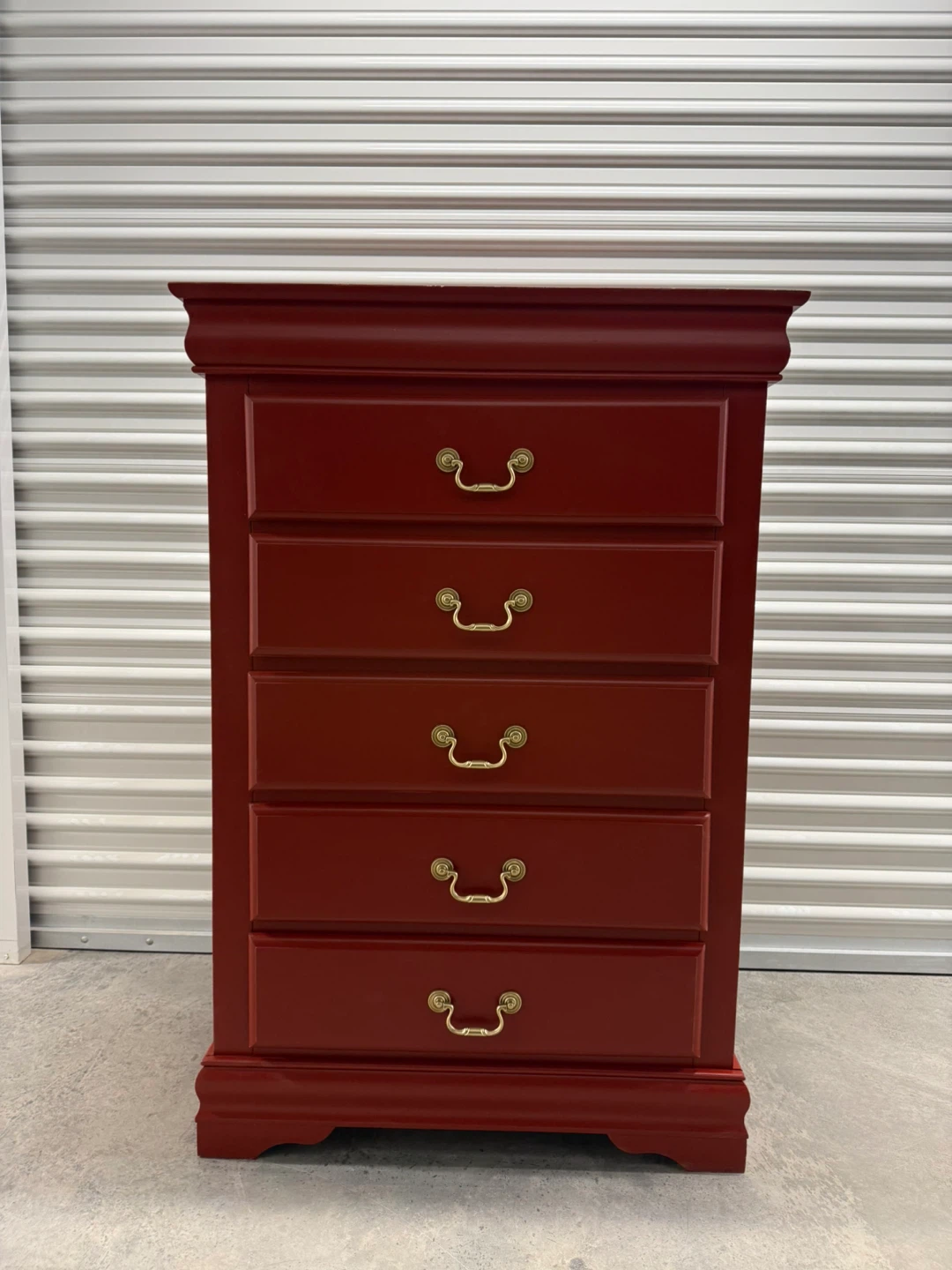🚨Free Delivery NJ /NY Red Pepper Solid Wood Dresser - 5 Drawers