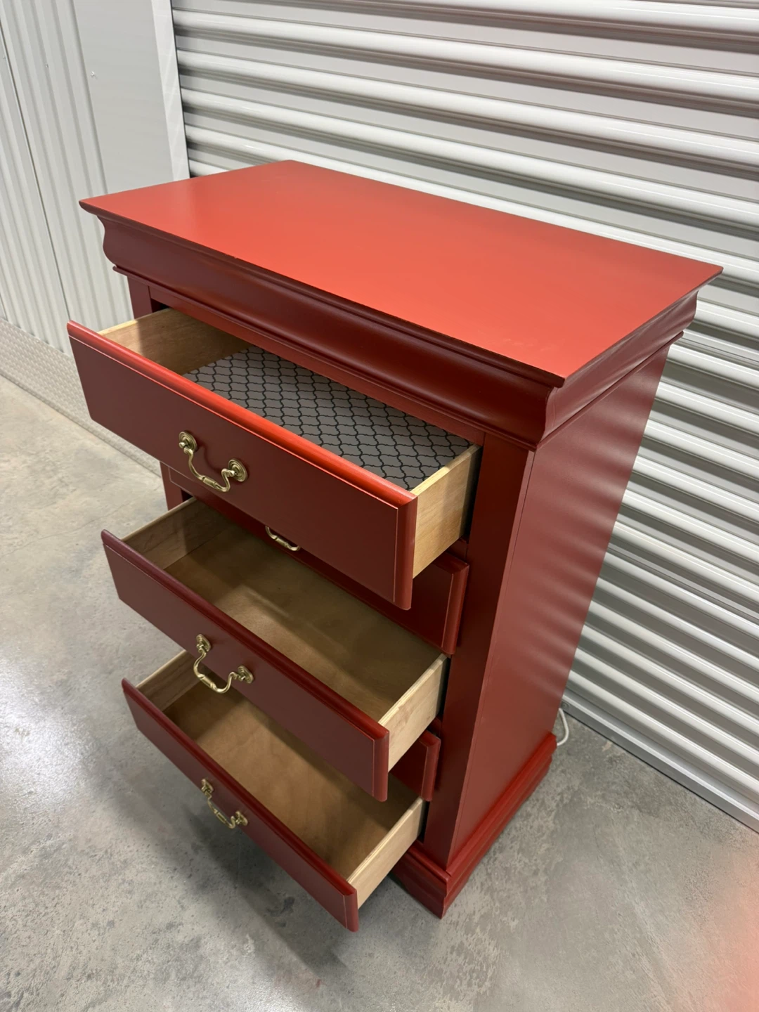 🚨Free Delivery NJ /NY Red Pepper Solid Wood Dresser - 5 Drawers - photo 3