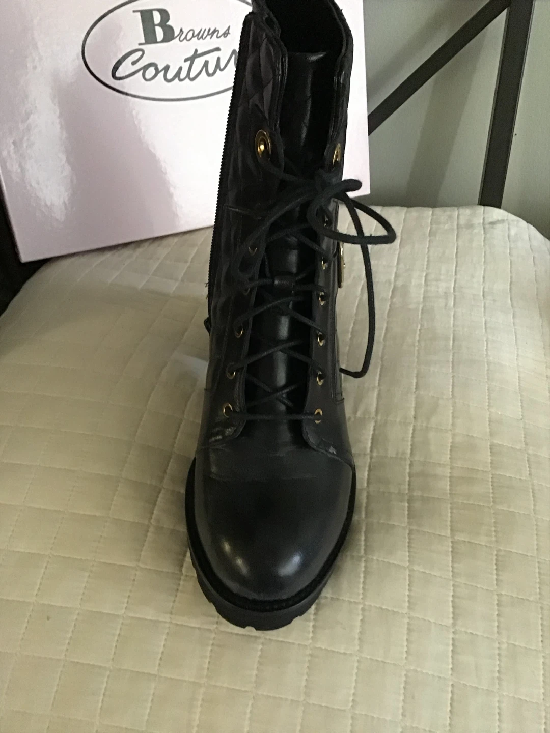 Browns Couture leather boots NEW in box - photo 4