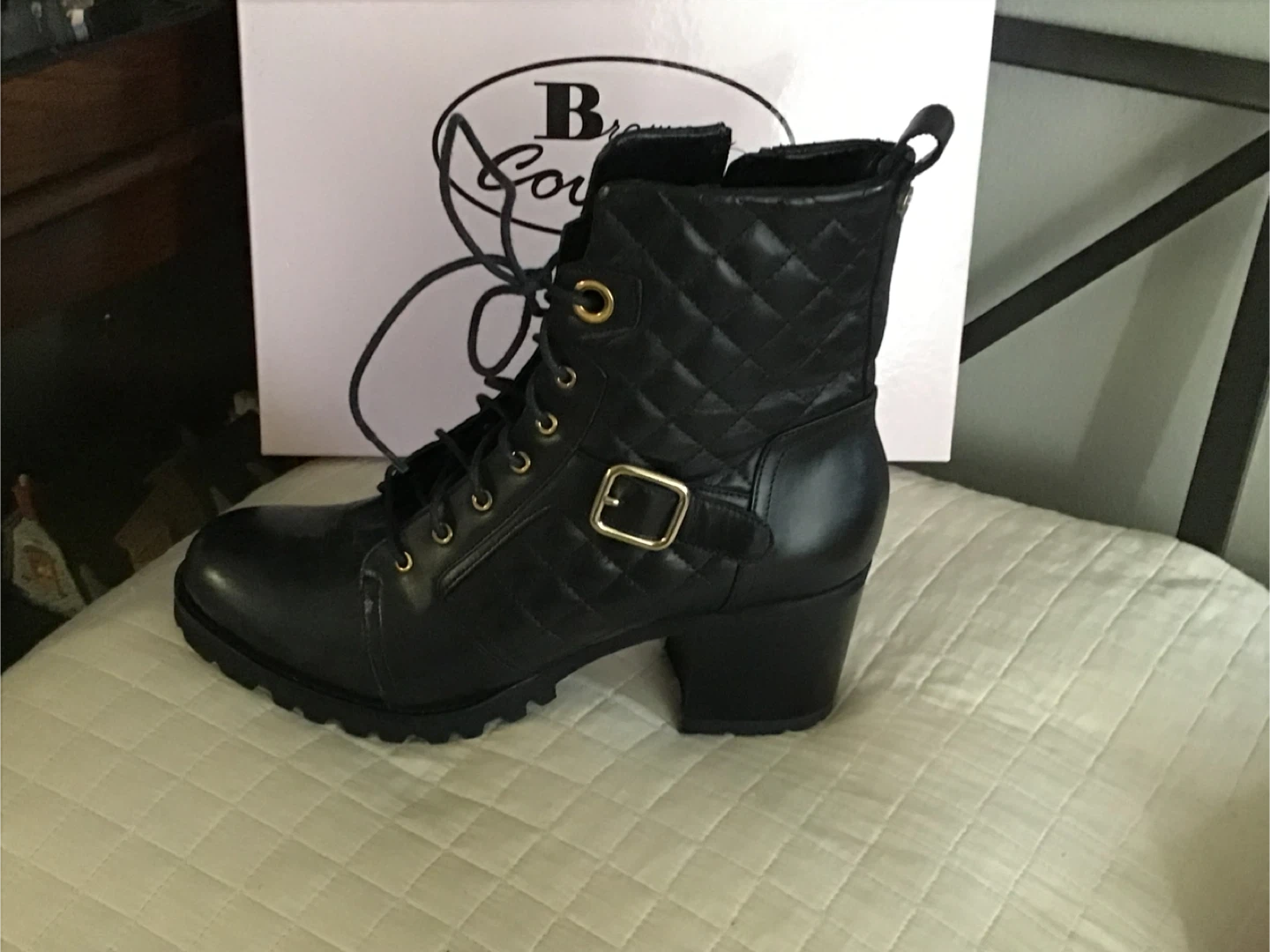Browns Couture leather boots NEW in box