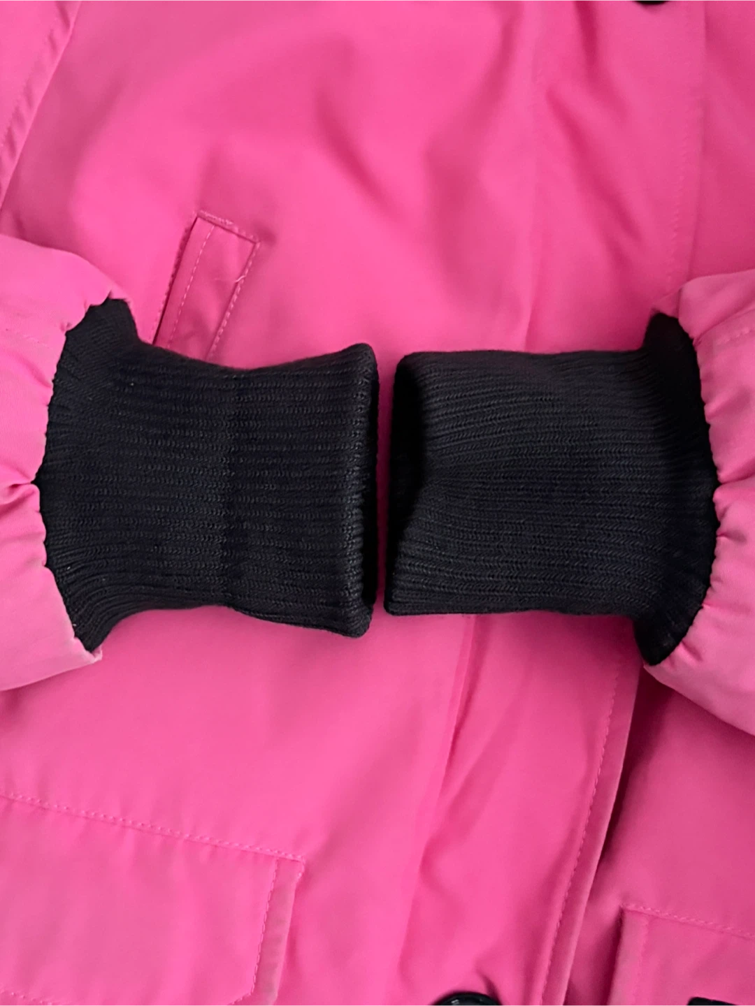 Canada Goose Pink Puffer Jacket with Fur Hood - photo 3