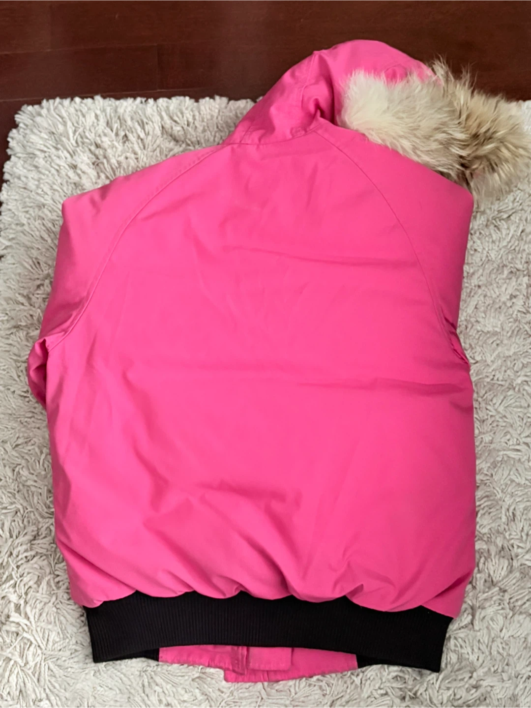 Canada Goose Pink Puffer Jacket with Fur Hood - photo 2