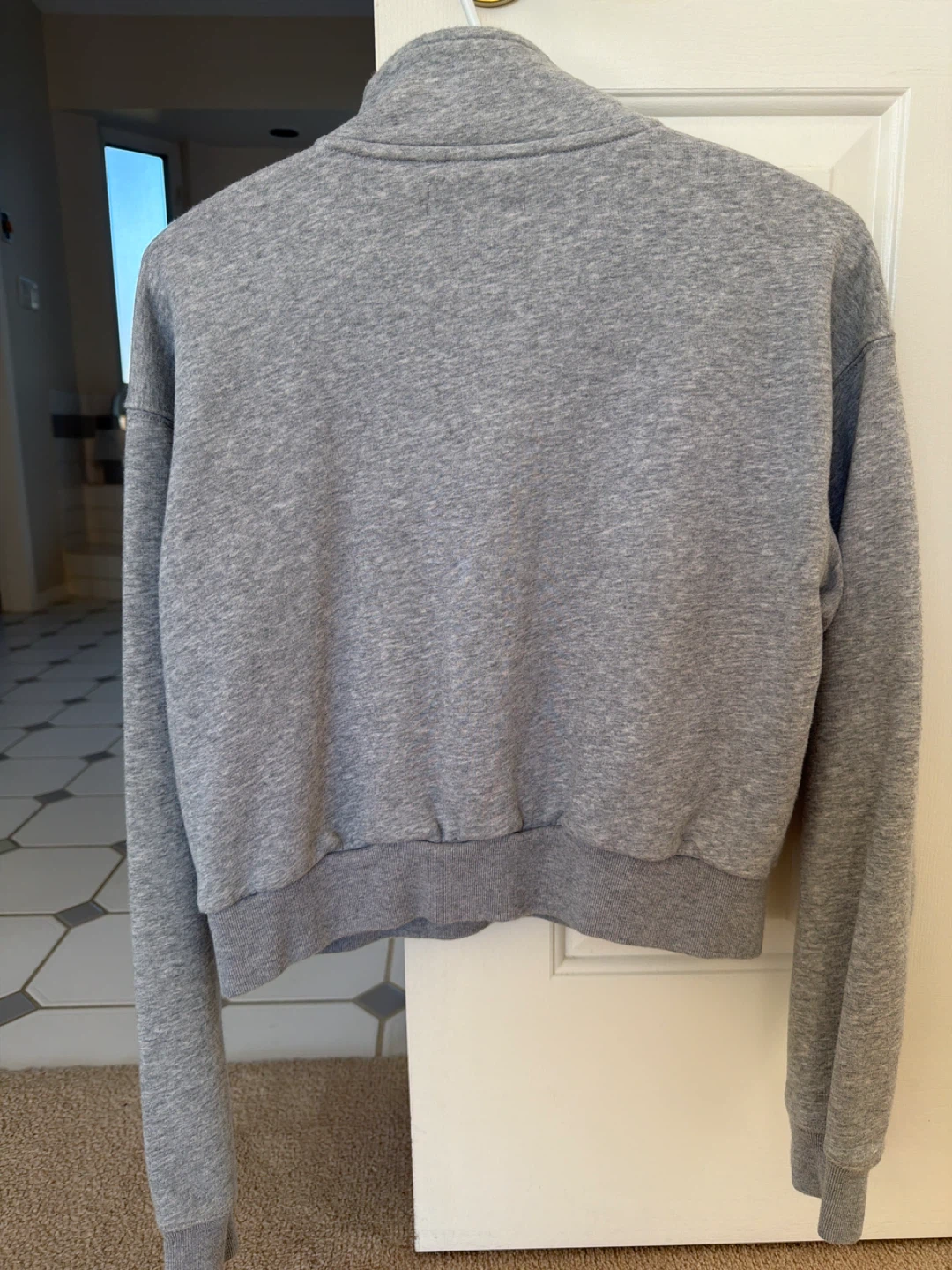 Grey TNA cropped zip - photo 3