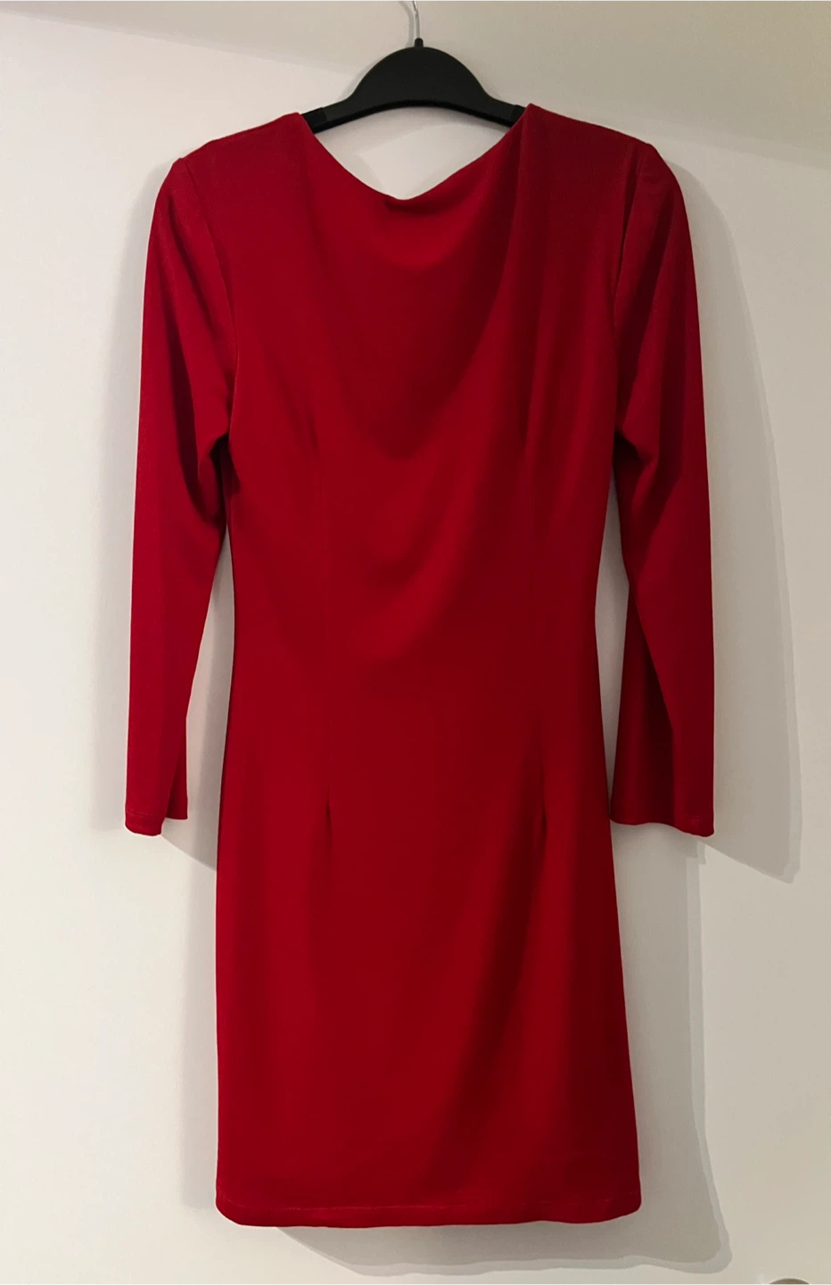 Red ABS by Allen Schwartz V-Neck Dress 🏆 - photo 2