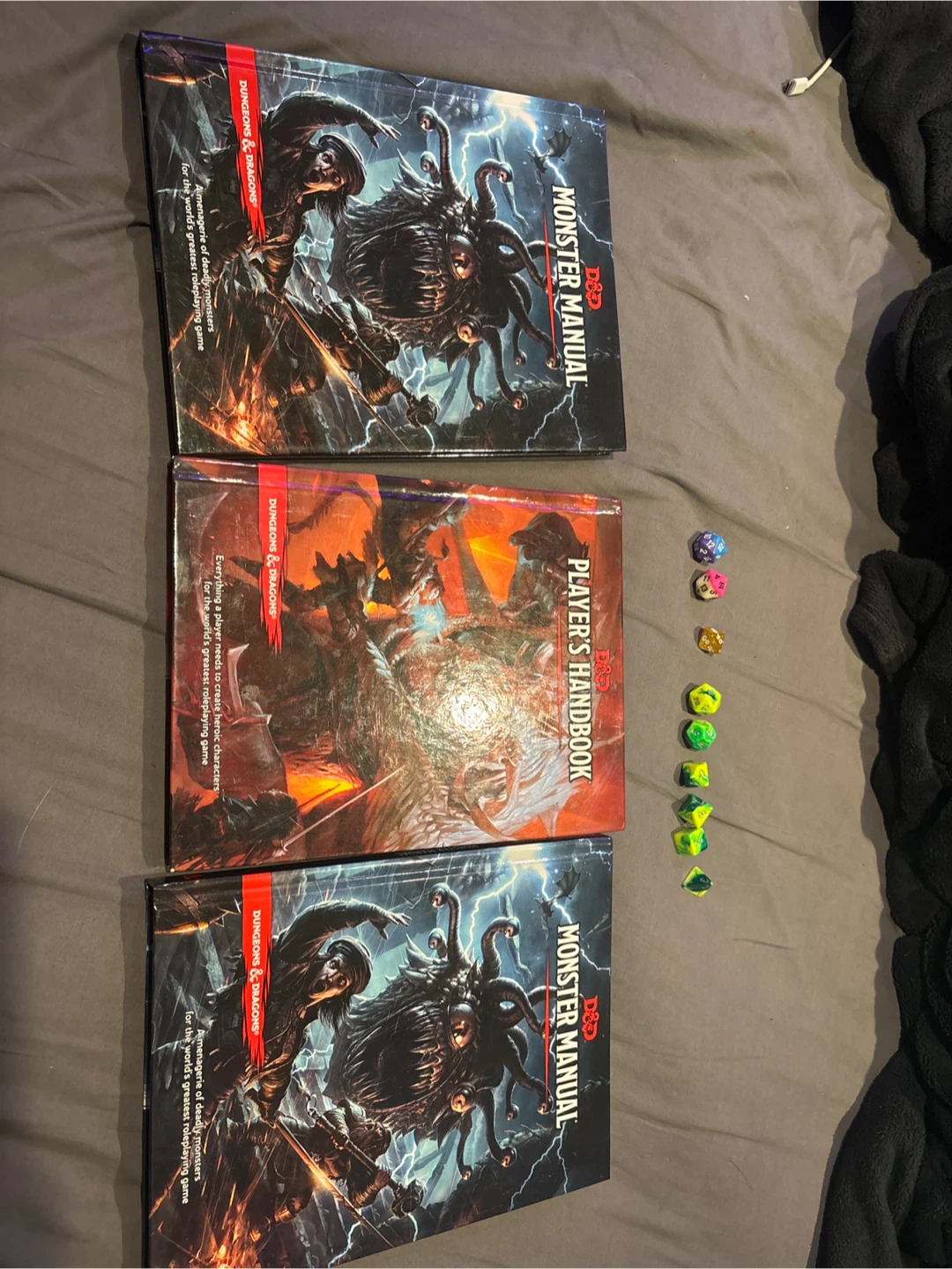 Dungeons & Dragons Dice Set and Core Rulebooks