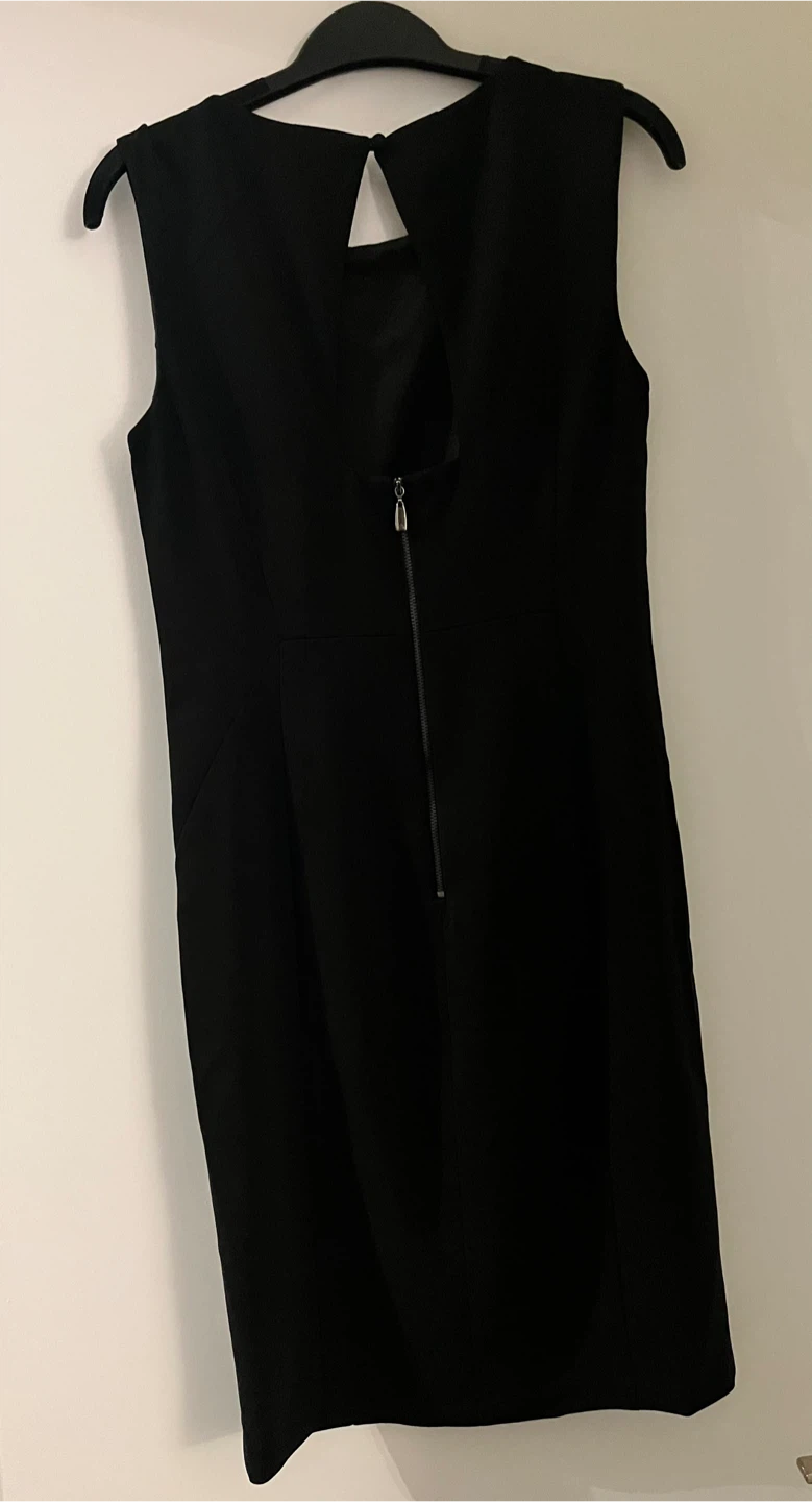 Laundry by Shelli Segal Black Beaded Sheath Dress Size 4 - photo 2
