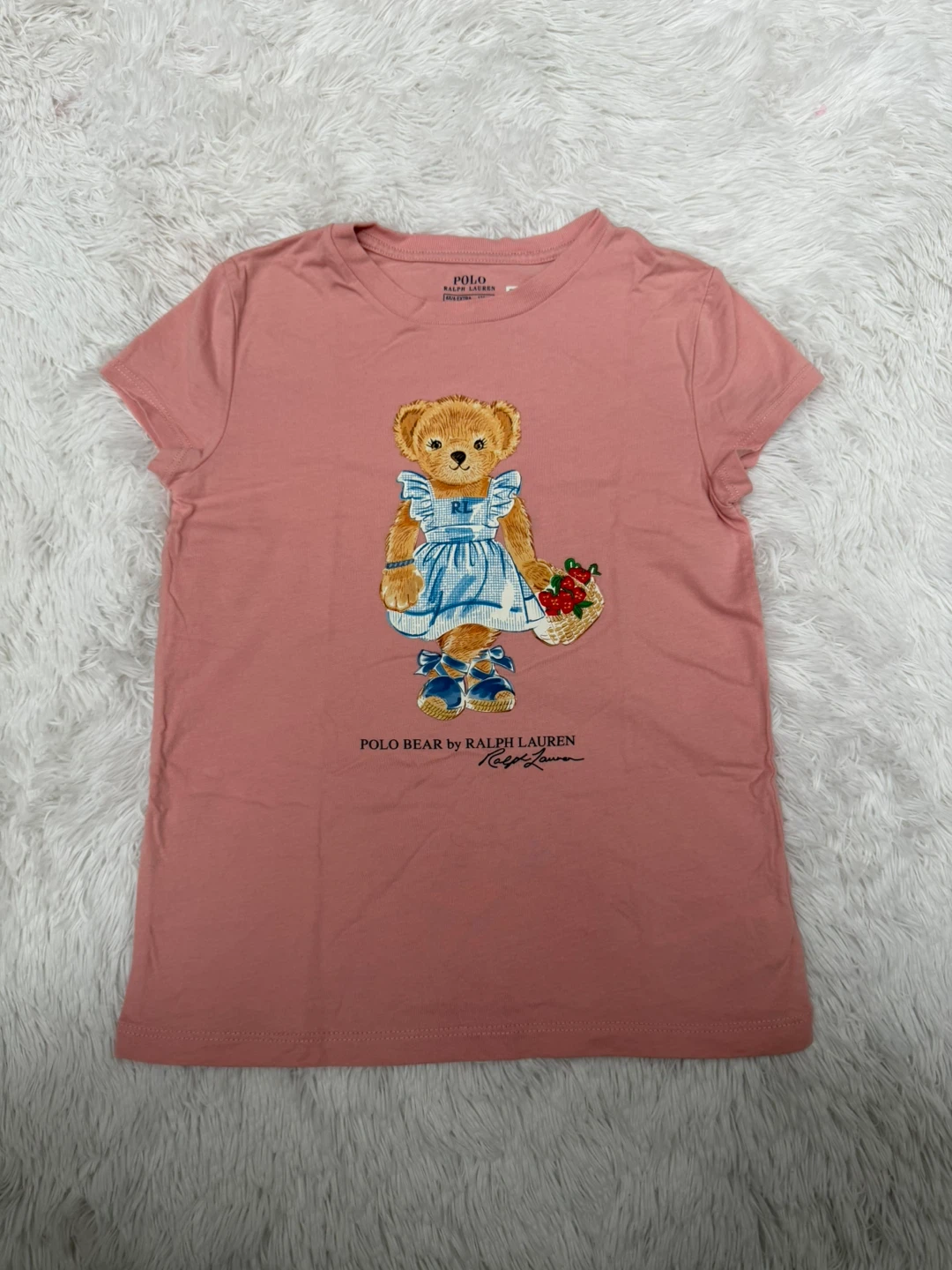 2 Tshirts for 1 price "Polo Bear" T-Shirt - Size 6X/6 (125)