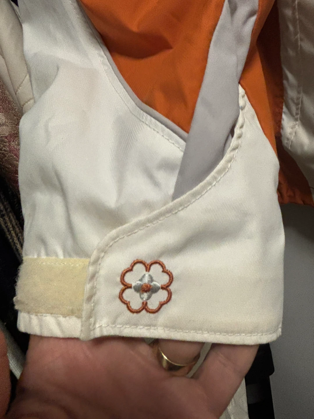 Columbia White & Orange Hooded Jacket - photo 2