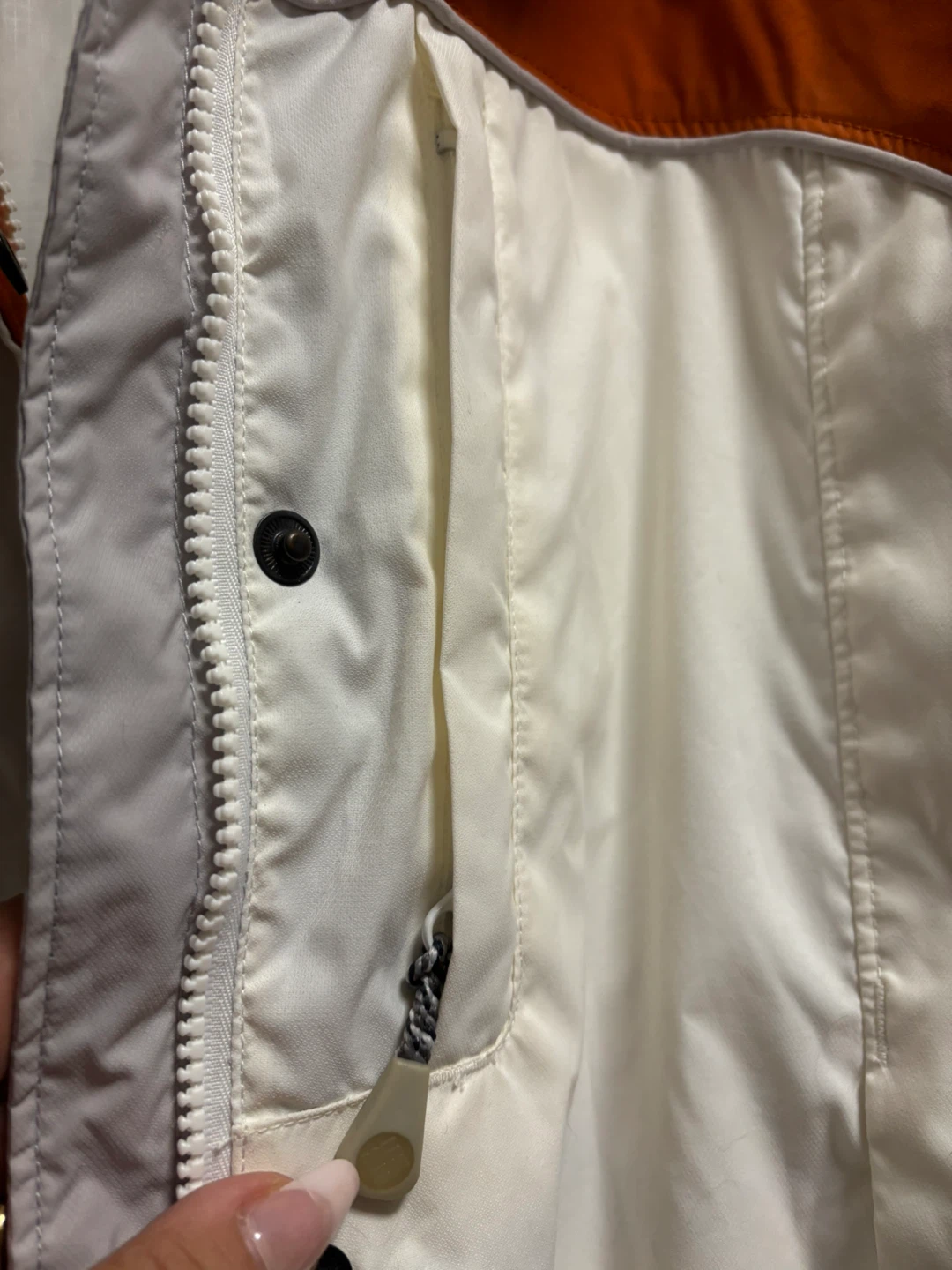 Columbia White & Orange Hooded Jacket - photo 5