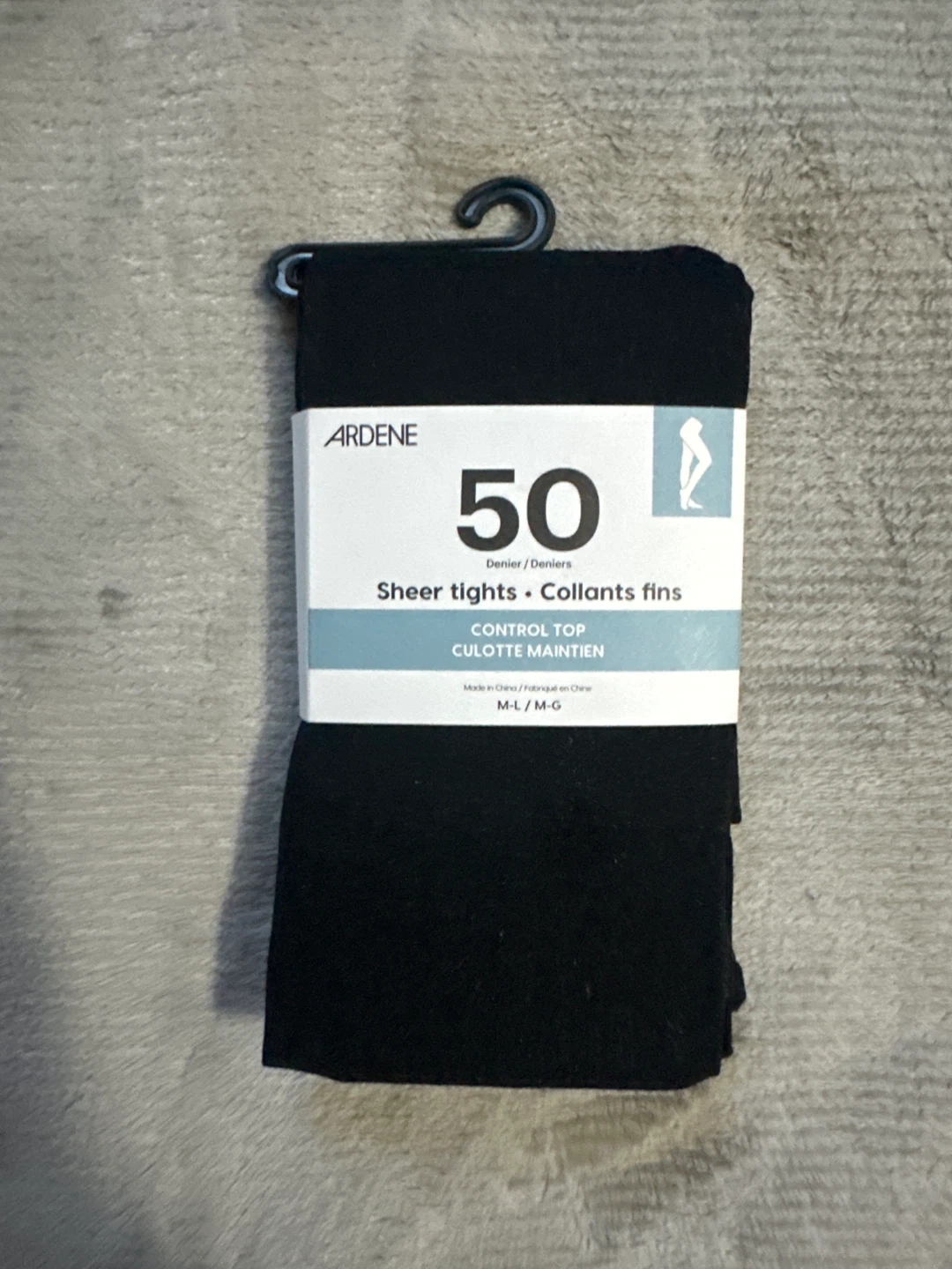🏆Ardene 50 Denier Control Top Sheer🏆 Tights Black M-L