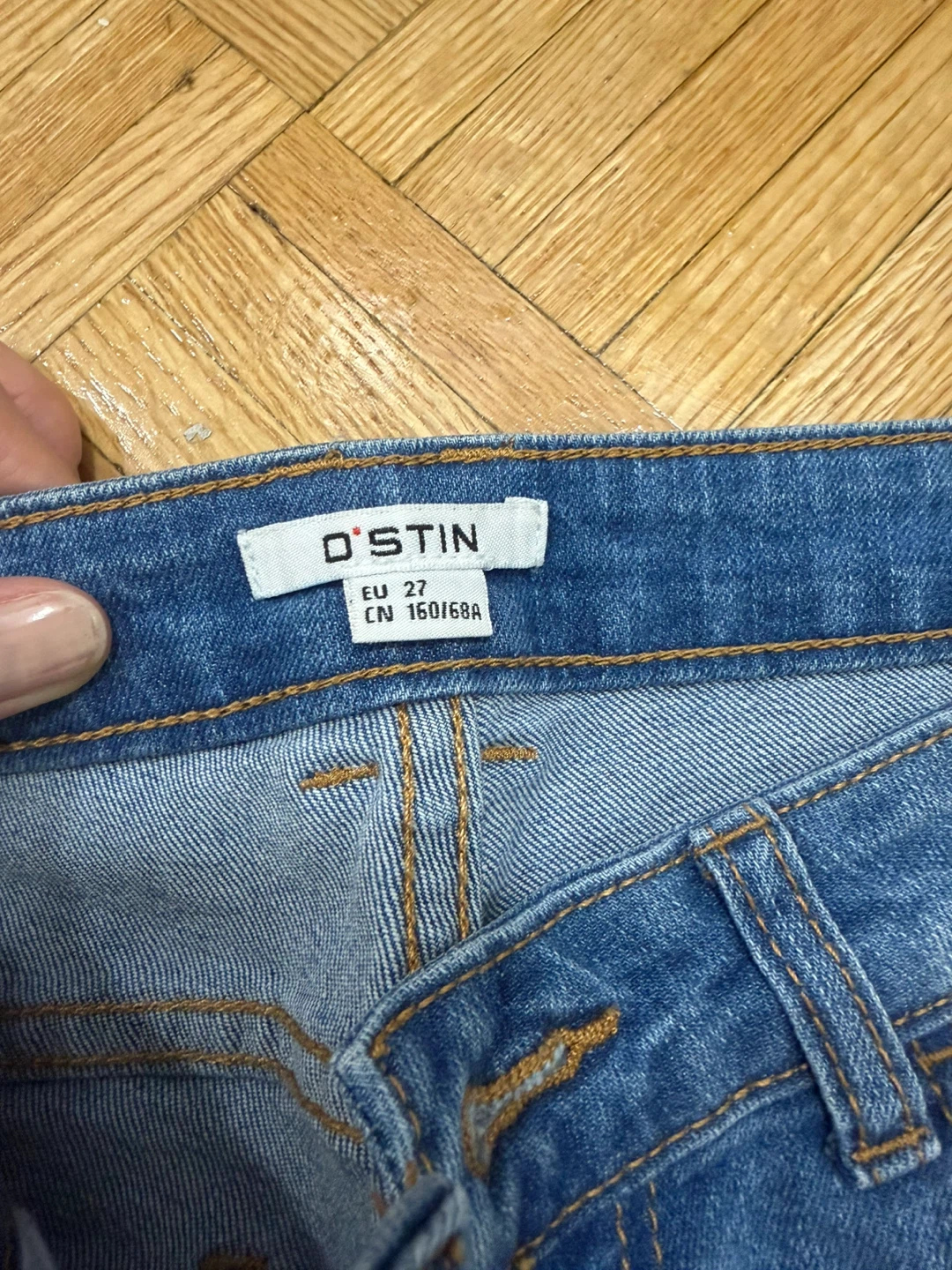 D'STIN Women's Blue Jeans Size EU 27 - photo 3