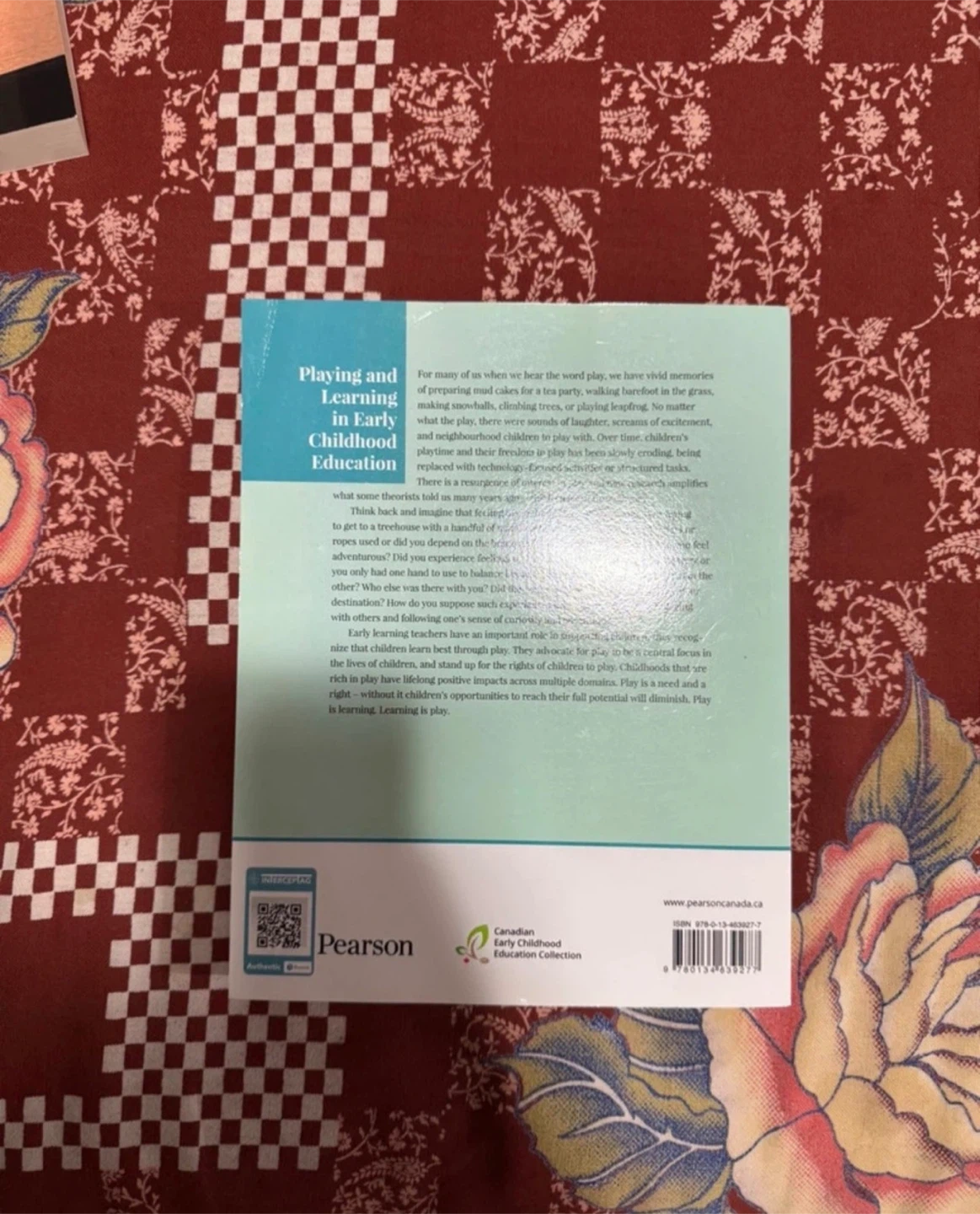 Playing and Learning Education textbook - photo 2