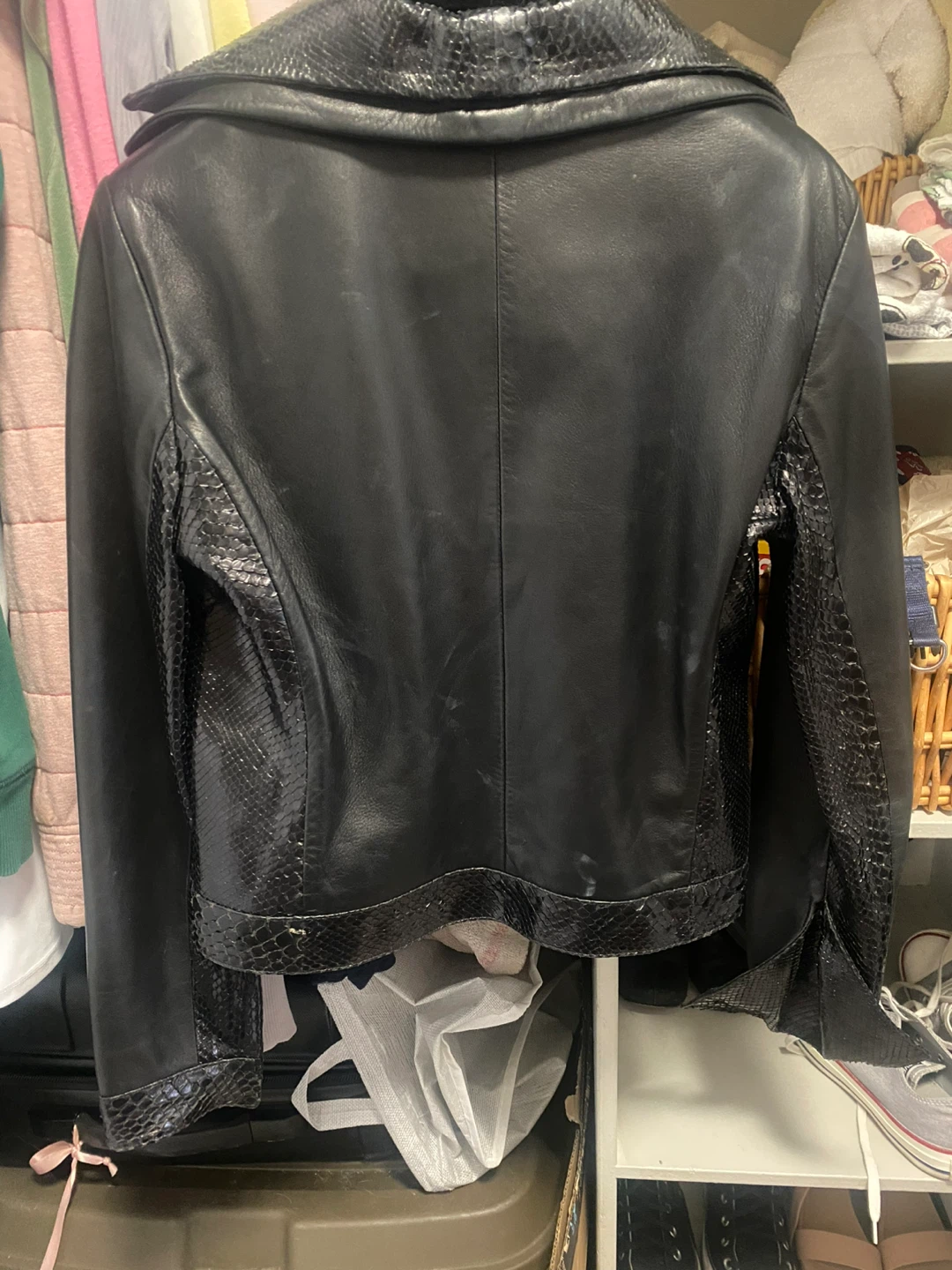 Gianni Versace Black Leather Jacket - photo 2