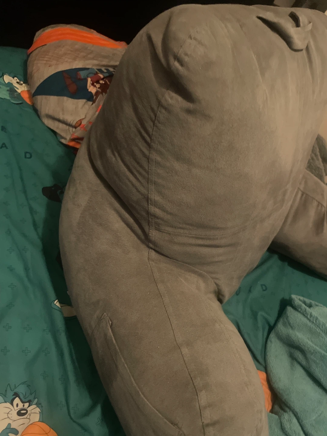 Grey Oversized Backrest Pillow - photo 2