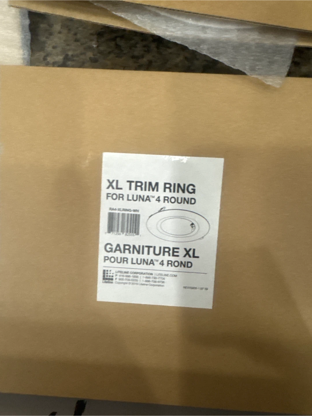 Lite-Line XL Trim Ring for Luna 4 Round 🏆 - photo 5