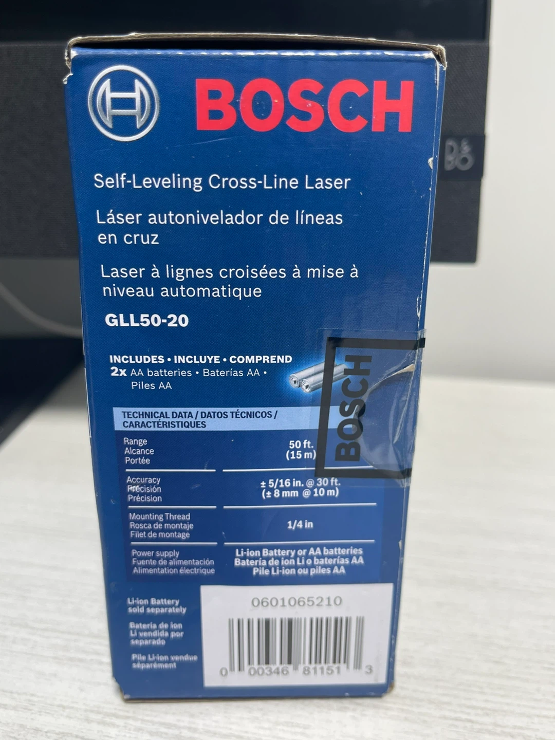 Bosch 50 ft. Self-leveling Cross-Line Red-Beam Laser - photo 3