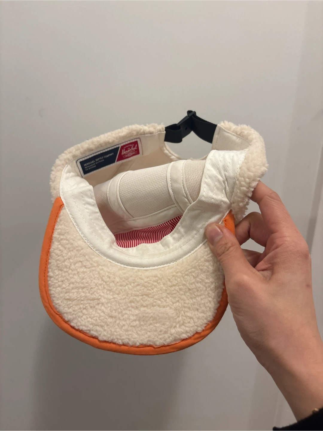 Herschel Sherpa Camp Cap - Cream/Orange - photo 2