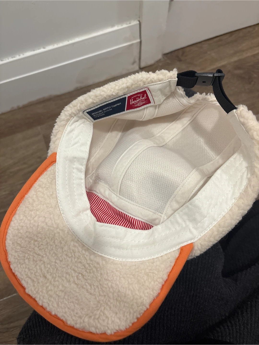Herschel Sherpa Camp Cap - Cream/Orange - photo 4