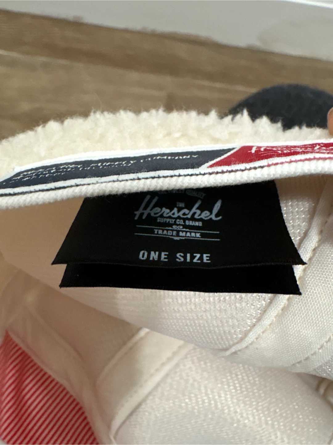 Herschel Sherpa Camp Cap - Cream/Orange - photo 3