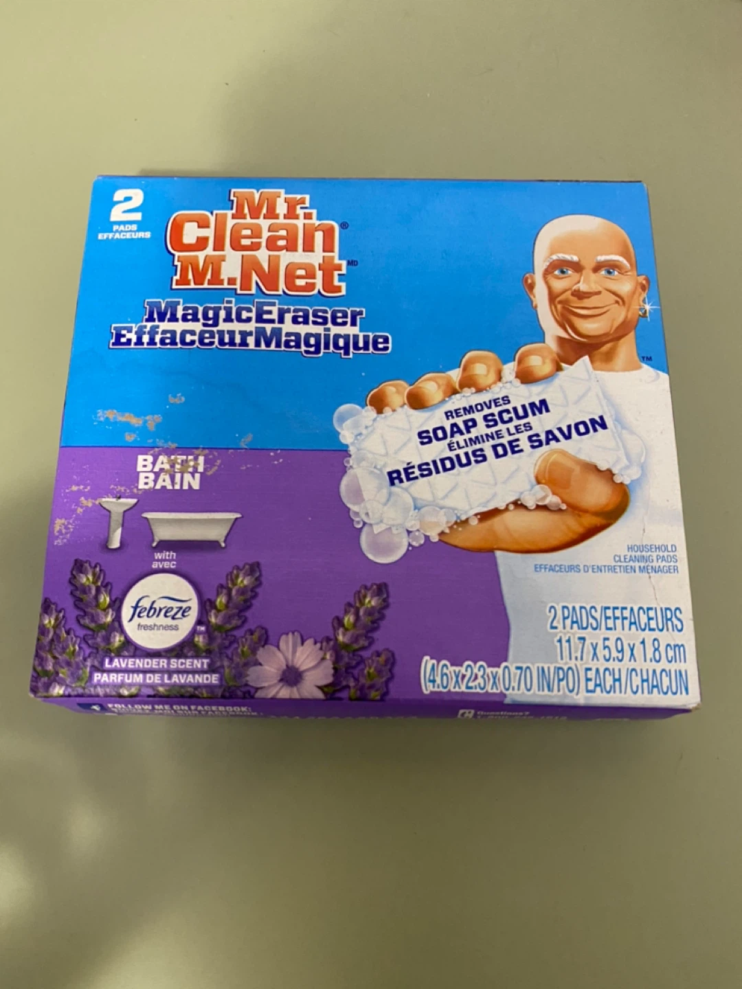 Lavender Mr.Clean Magic Erasers