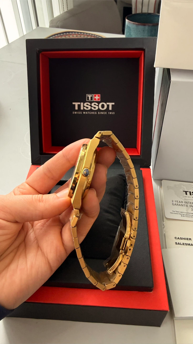 Tissot PRX 40mm Gold Tone Quartz Watch - photo 4