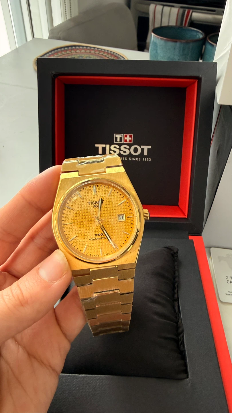 Tissot PRX 40mm Gold Tone Quartz Watch