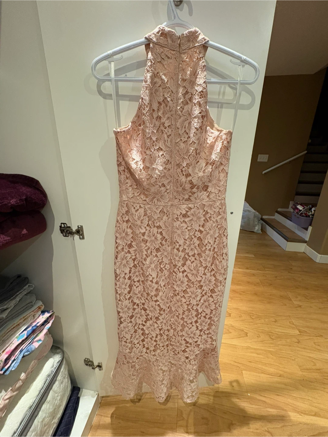 Alexa B. Pink Lace Dress Size 6 - photo 2
