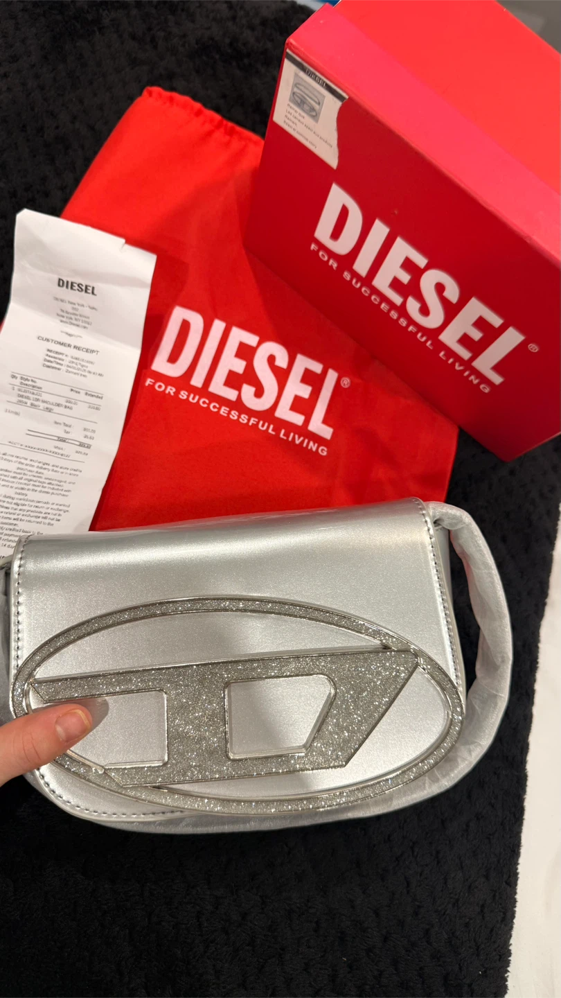 Diesel Silver Shoulder Bag - photo 2