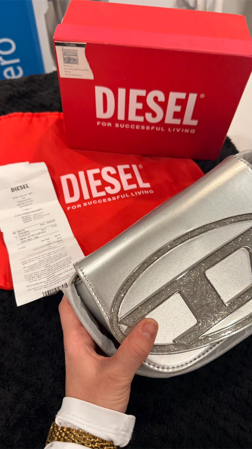 Diesel Silver Shoulder Bag - photo 3