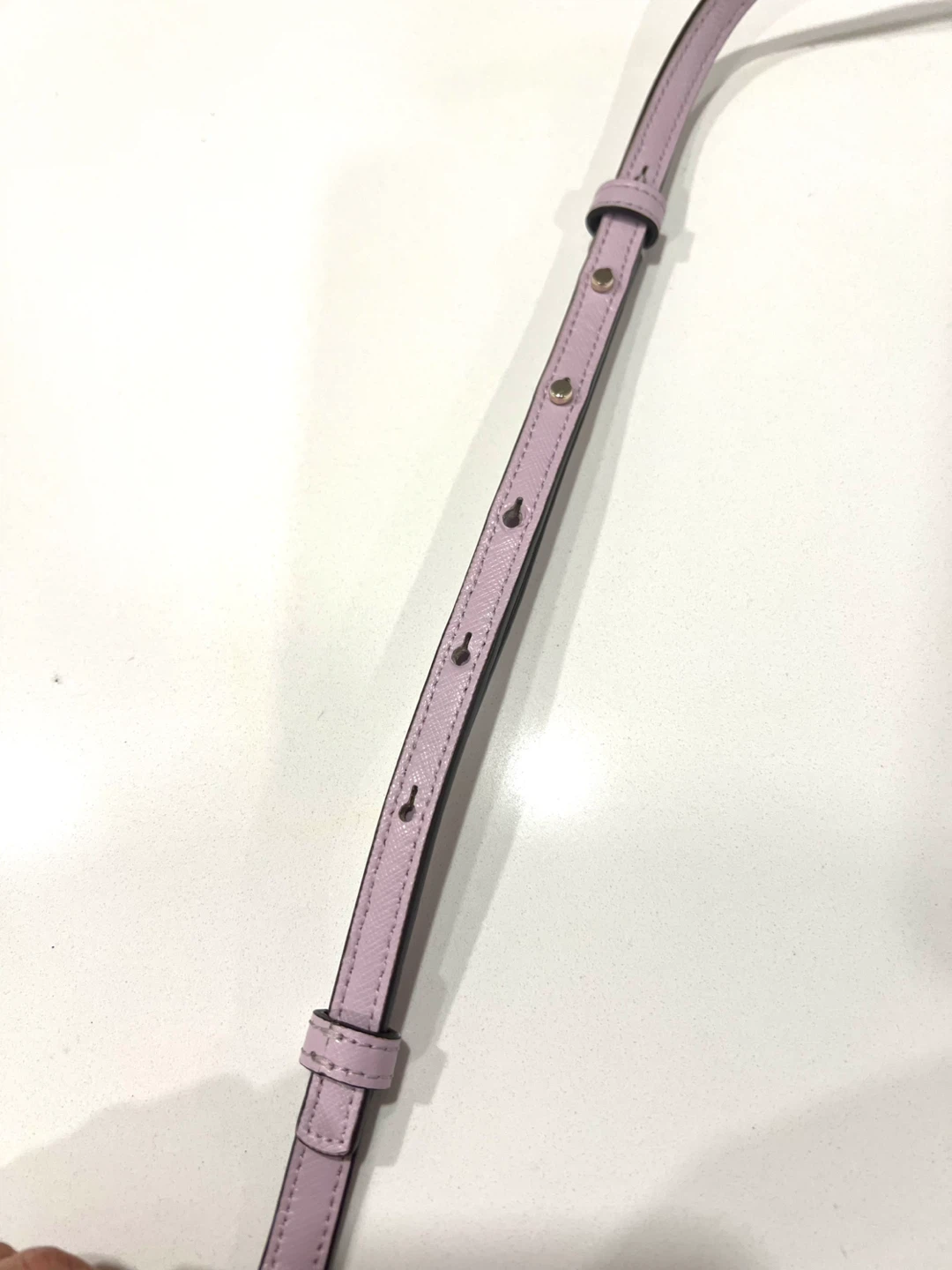 Kate Spade New York Lavender Saffiano Leather Chain Shoulder Bag - photo 3
