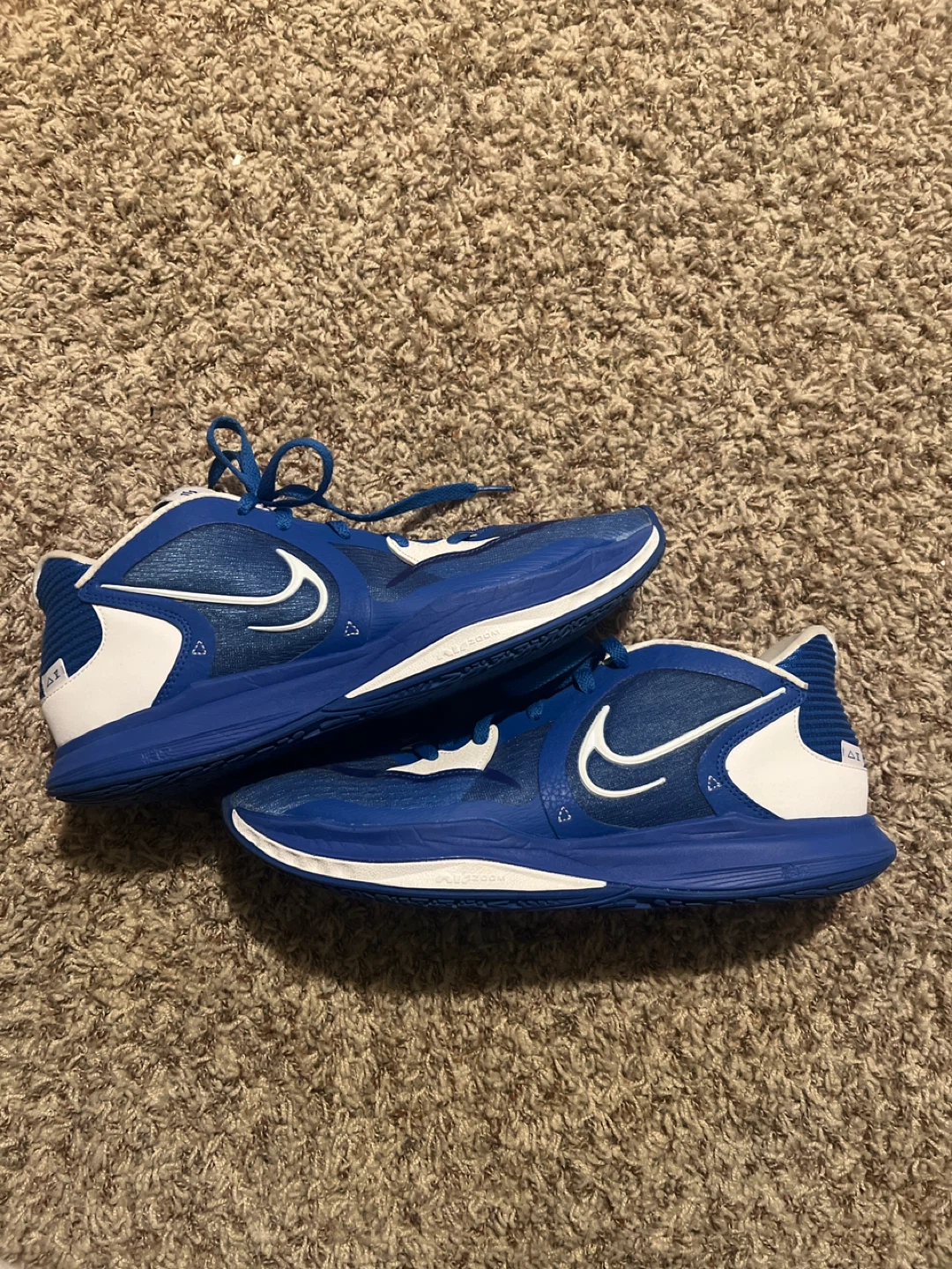 Kyrie 5 Team Blue - No Box, Size 12 Mens  *Used Twice*