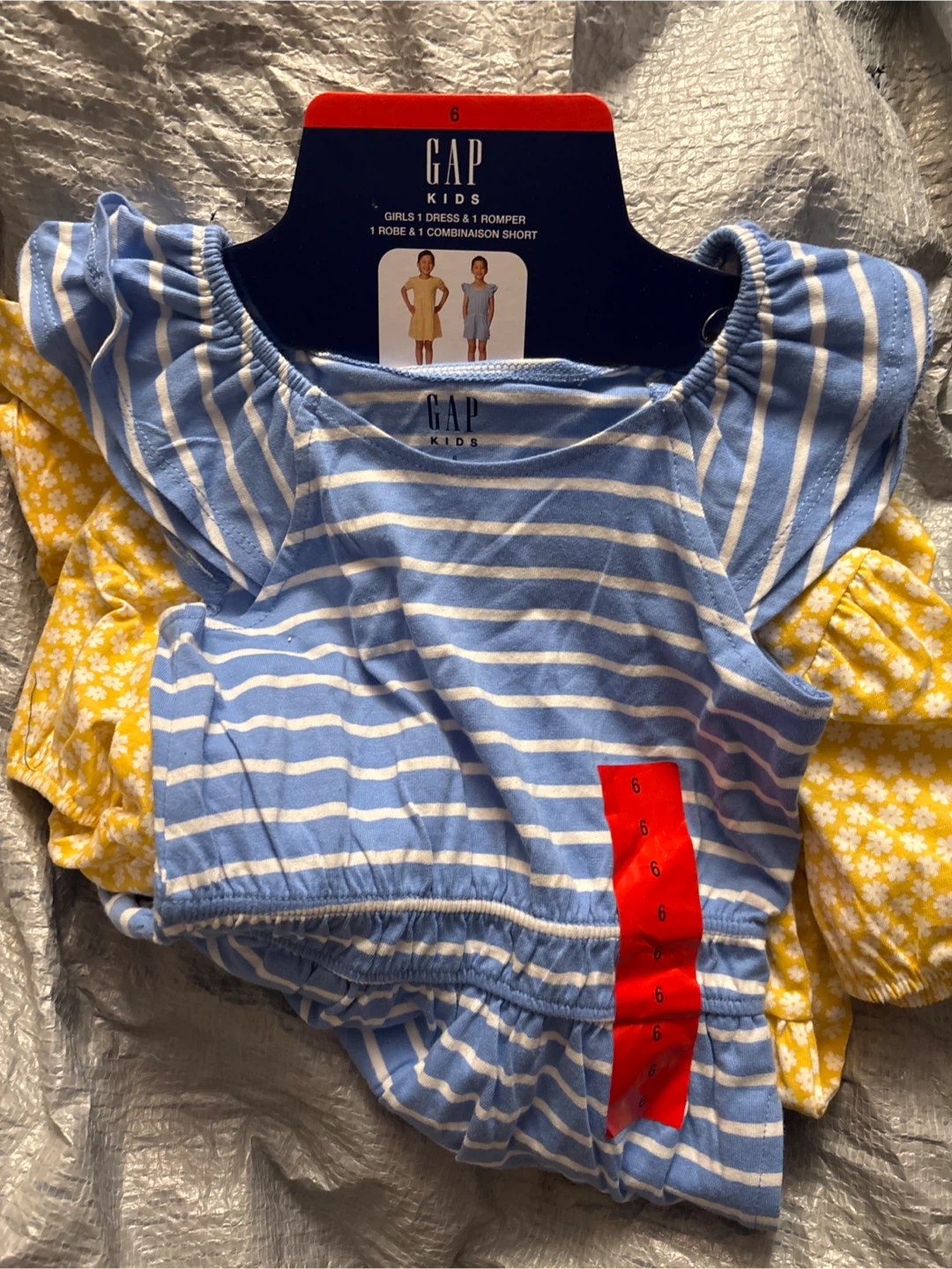 GAP Kids Girls 1 Dress & 1 Romper Set Size 6